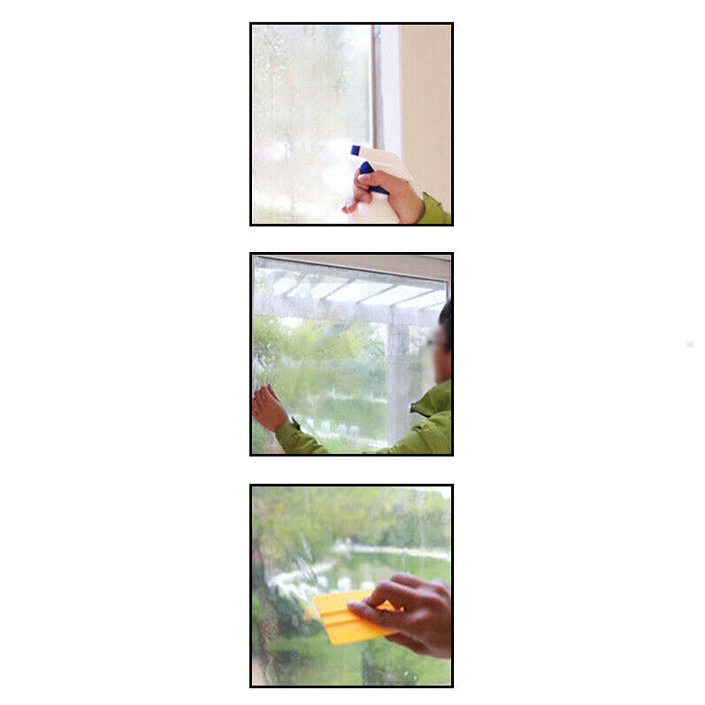 One Way Mirror Window Film Solar UV Reflective Privacy Glass Tint 5M