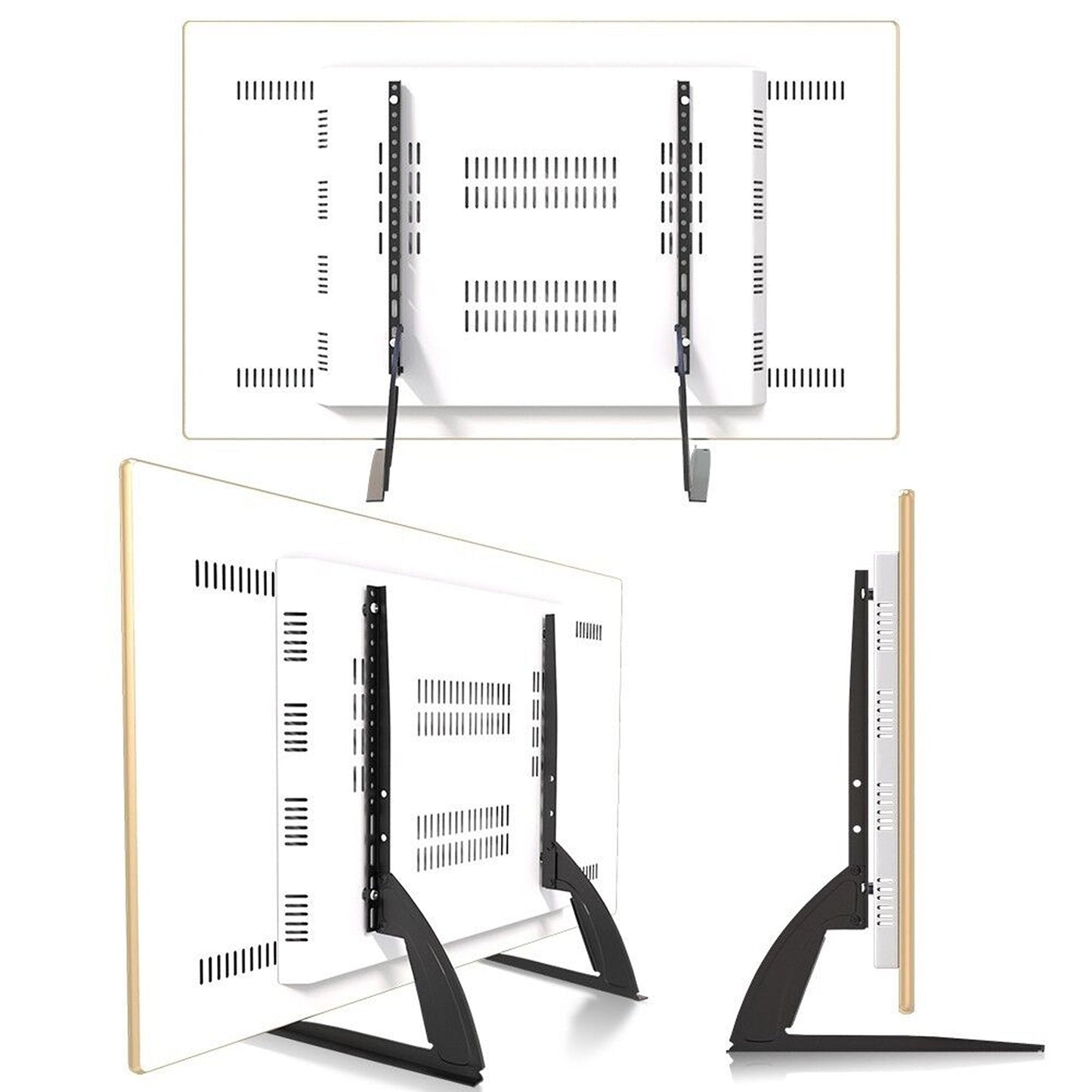 Universal TV Stand with Adjustable Legs for Desktop Base Fit 32-70 Inch Screens