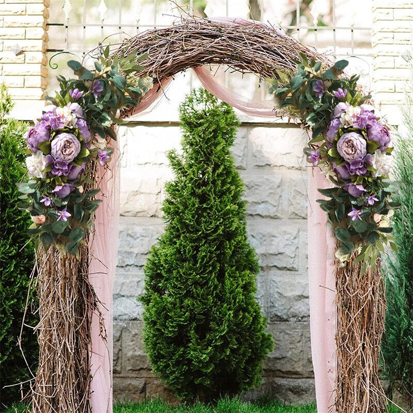 Floral Arch Bouquet Garland Artificial Wedding Door Lintel Decoration