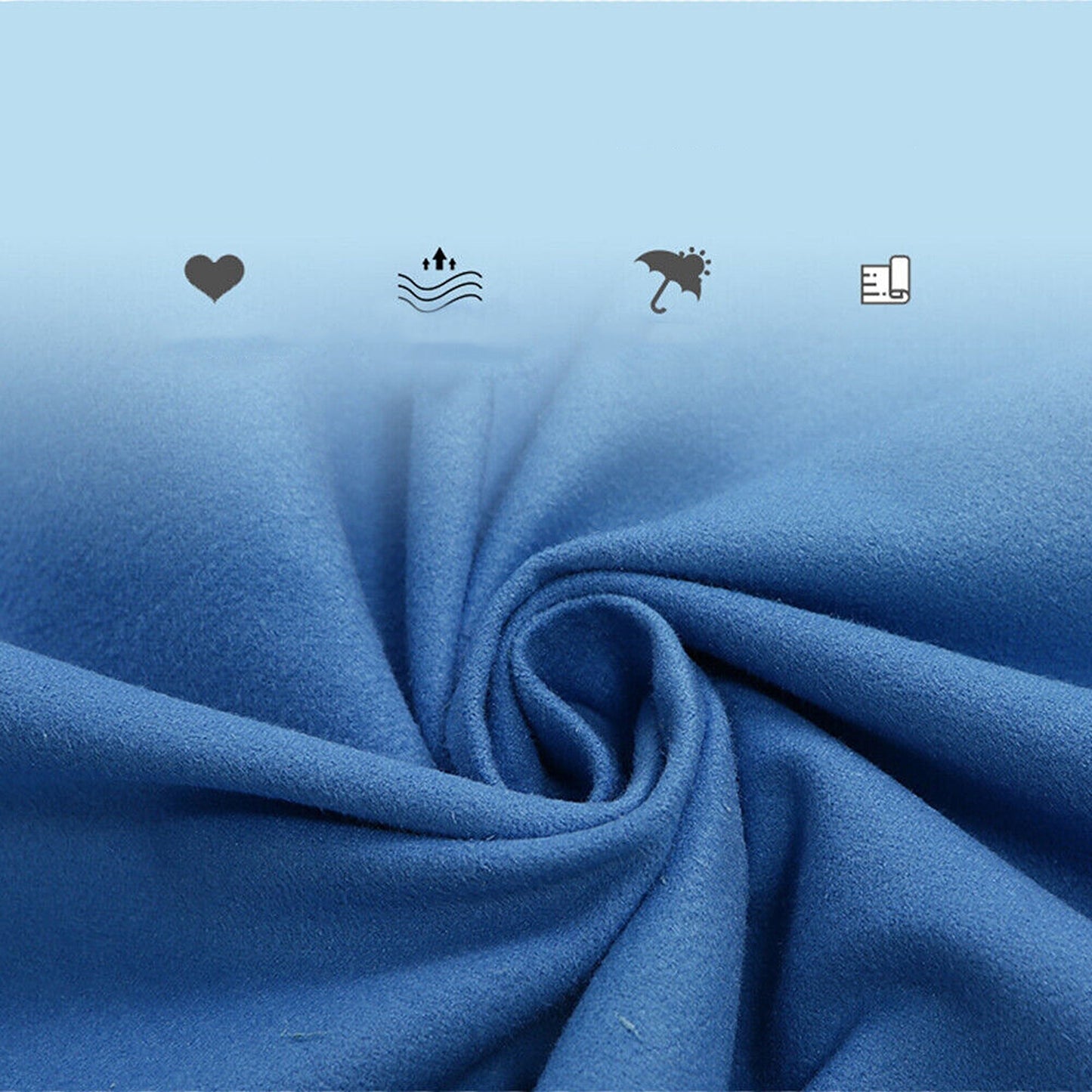 Quick Dry Beach Towel with Hooded Poncho Design for Adults