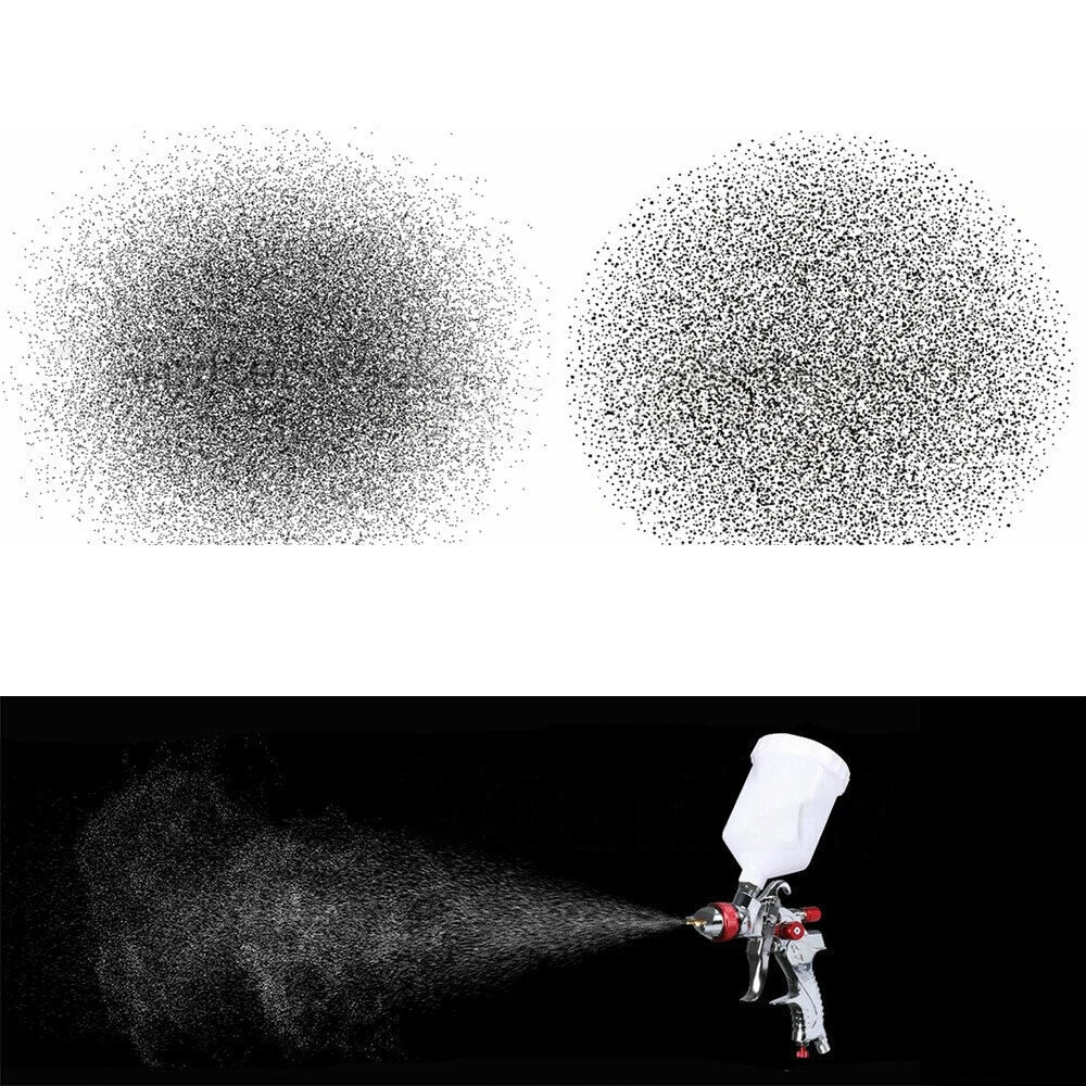 HVLP Spray Paint Gun Kit Gravity Feed Air with 3 Tips