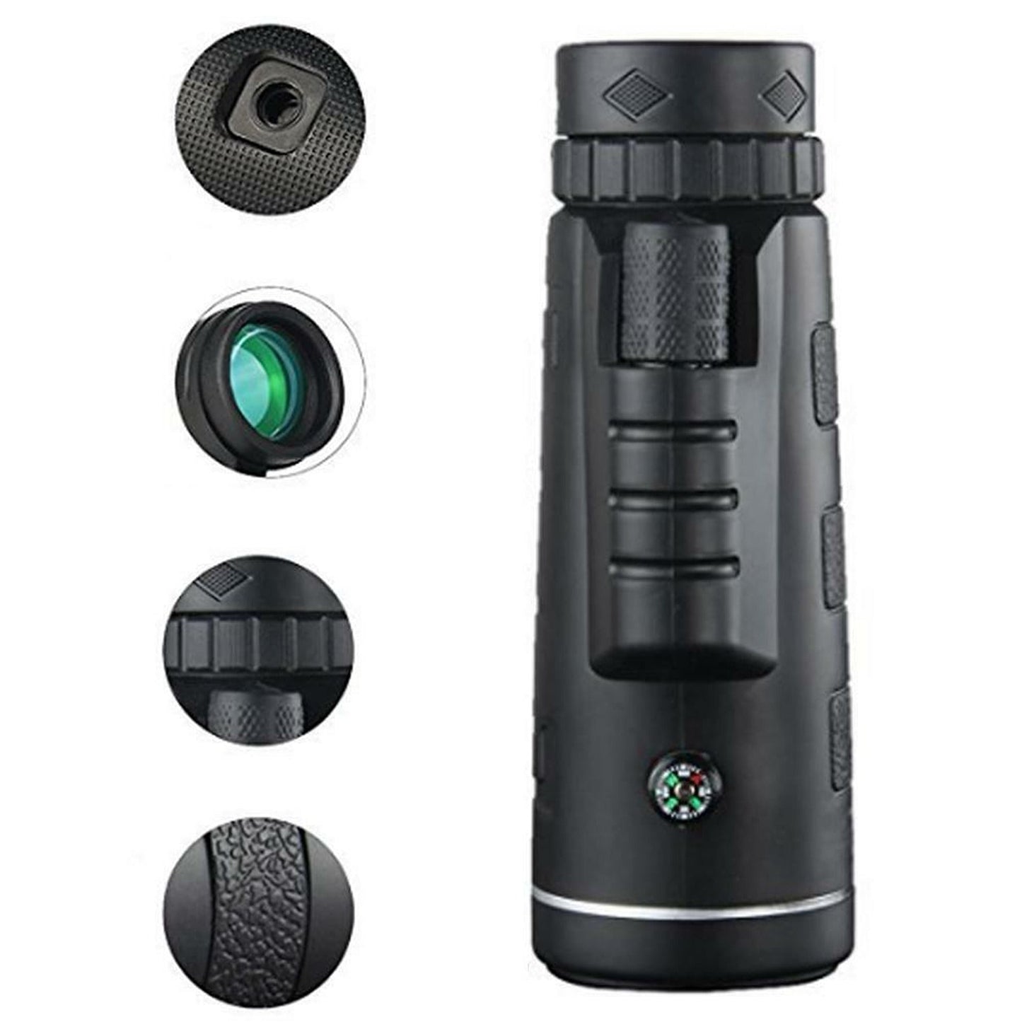 40X60 Zoom HD Monocular Telescope with Tripod and Clip for Mobile Phones