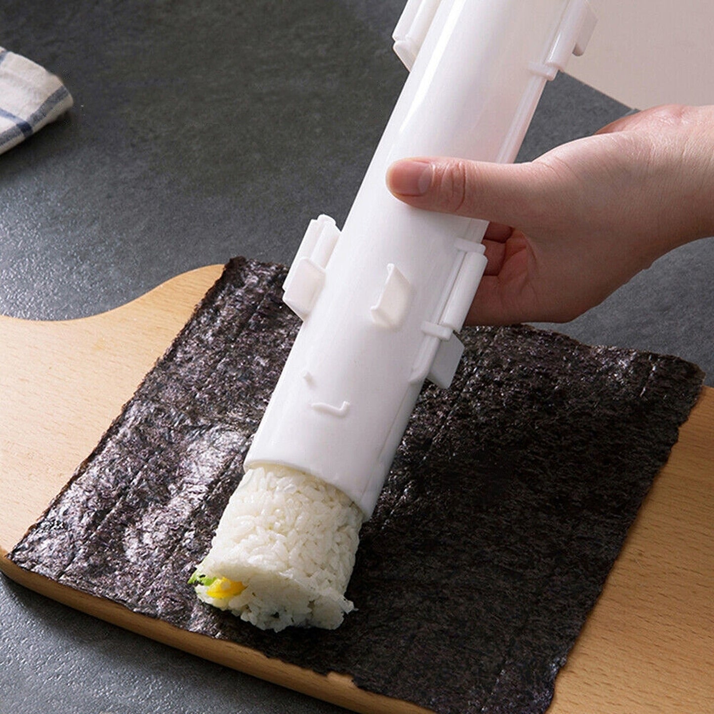 DIY Sushi Roll Maker Bazooka Meat Vegetable Rice Mold Tube