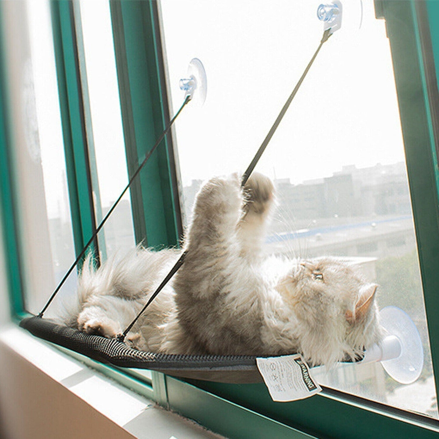 Up to 26kg Basking Perch Mounted Durable Hanging Bed Cat Window Hammock