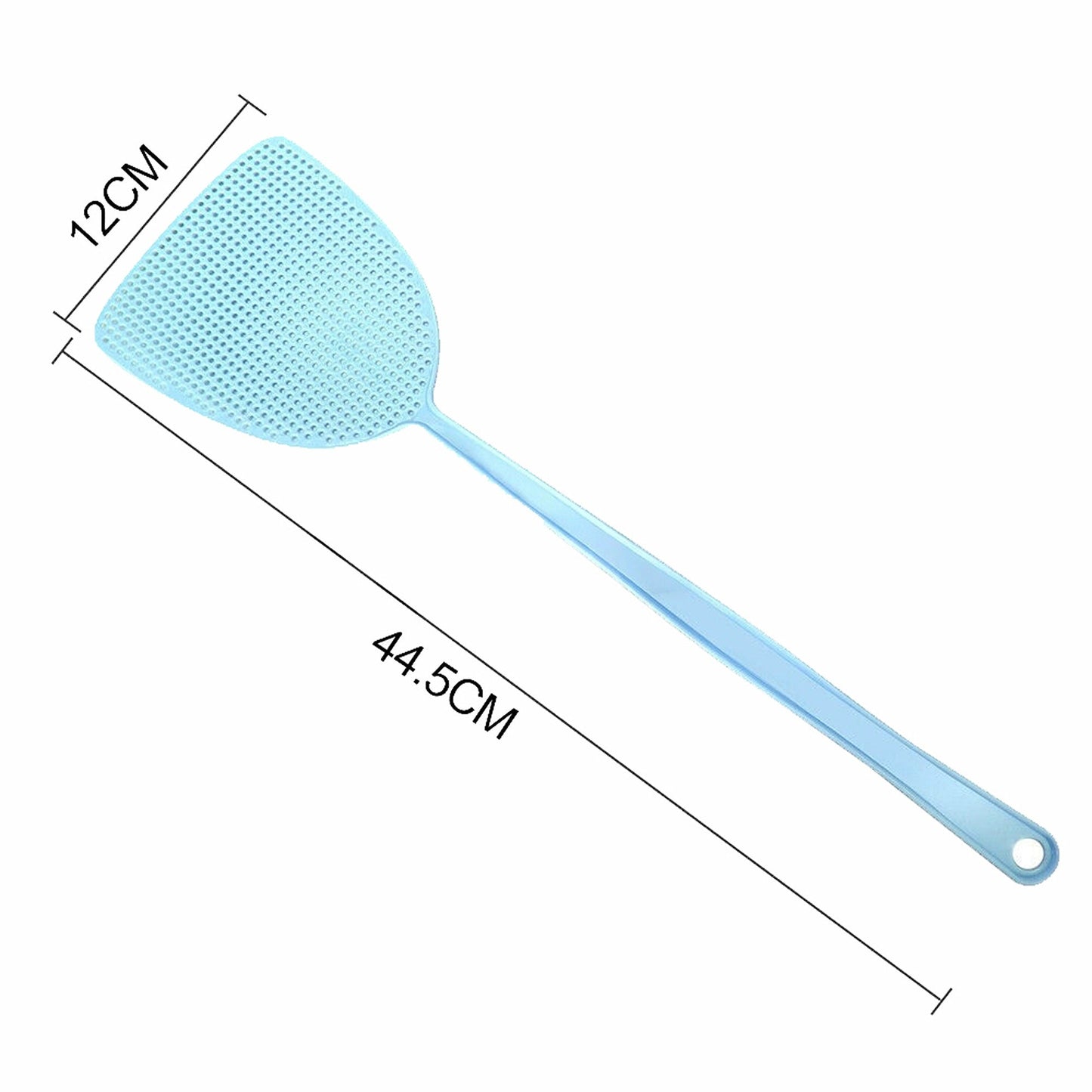 6pcs Manual Fly Swatter with Long Handle Plastic Pest Control Assorted
