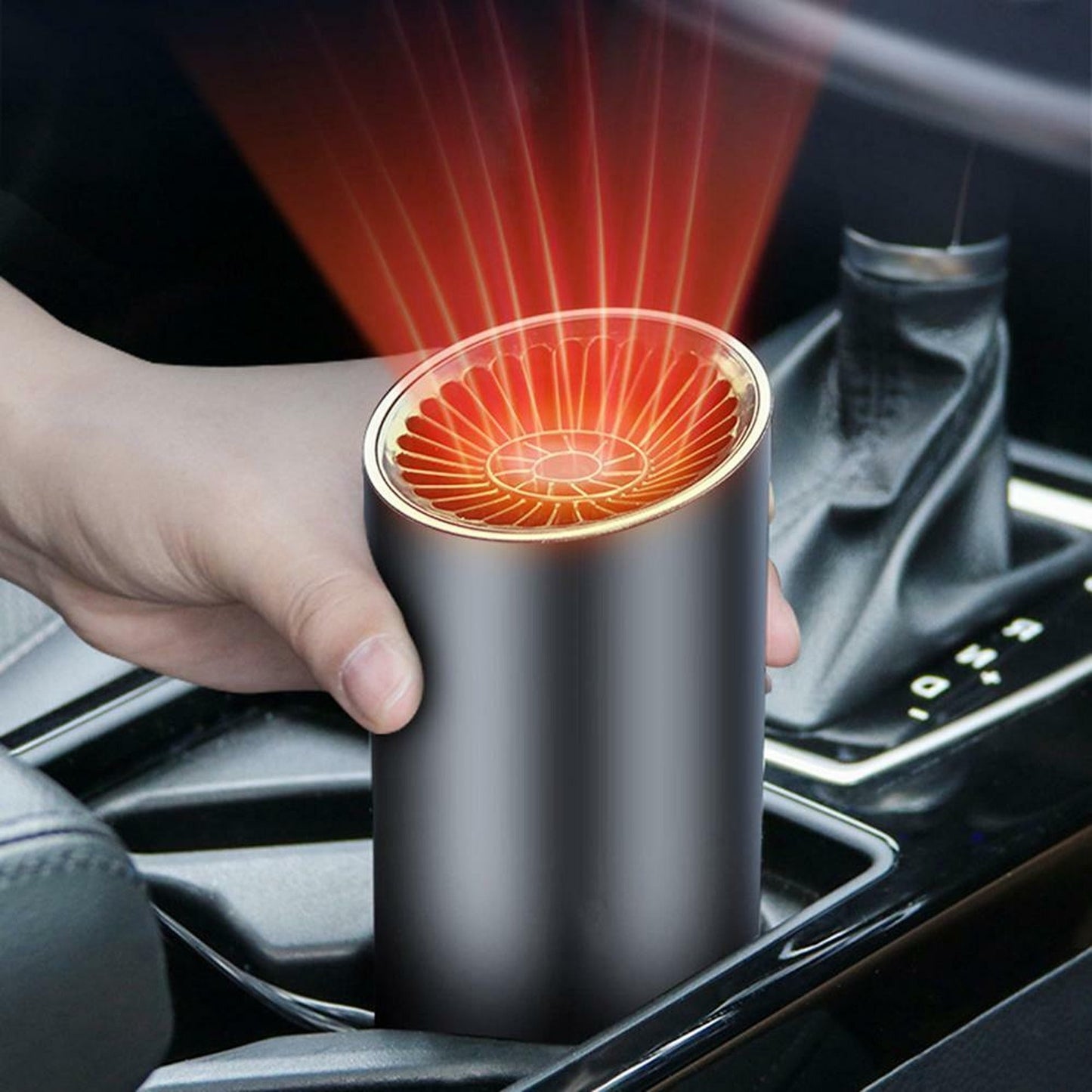 Compact Heating Fan for Car Windscreen Defroster Demister