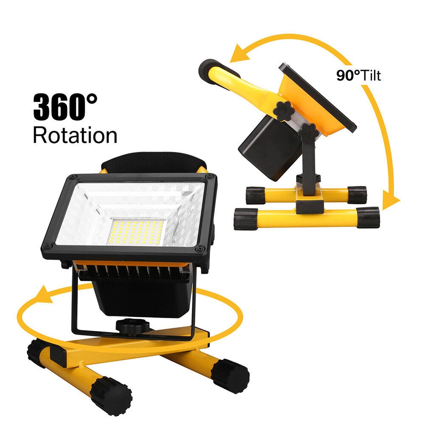 Rechargeable LED Work Torch Portable Outdoor Camping Light