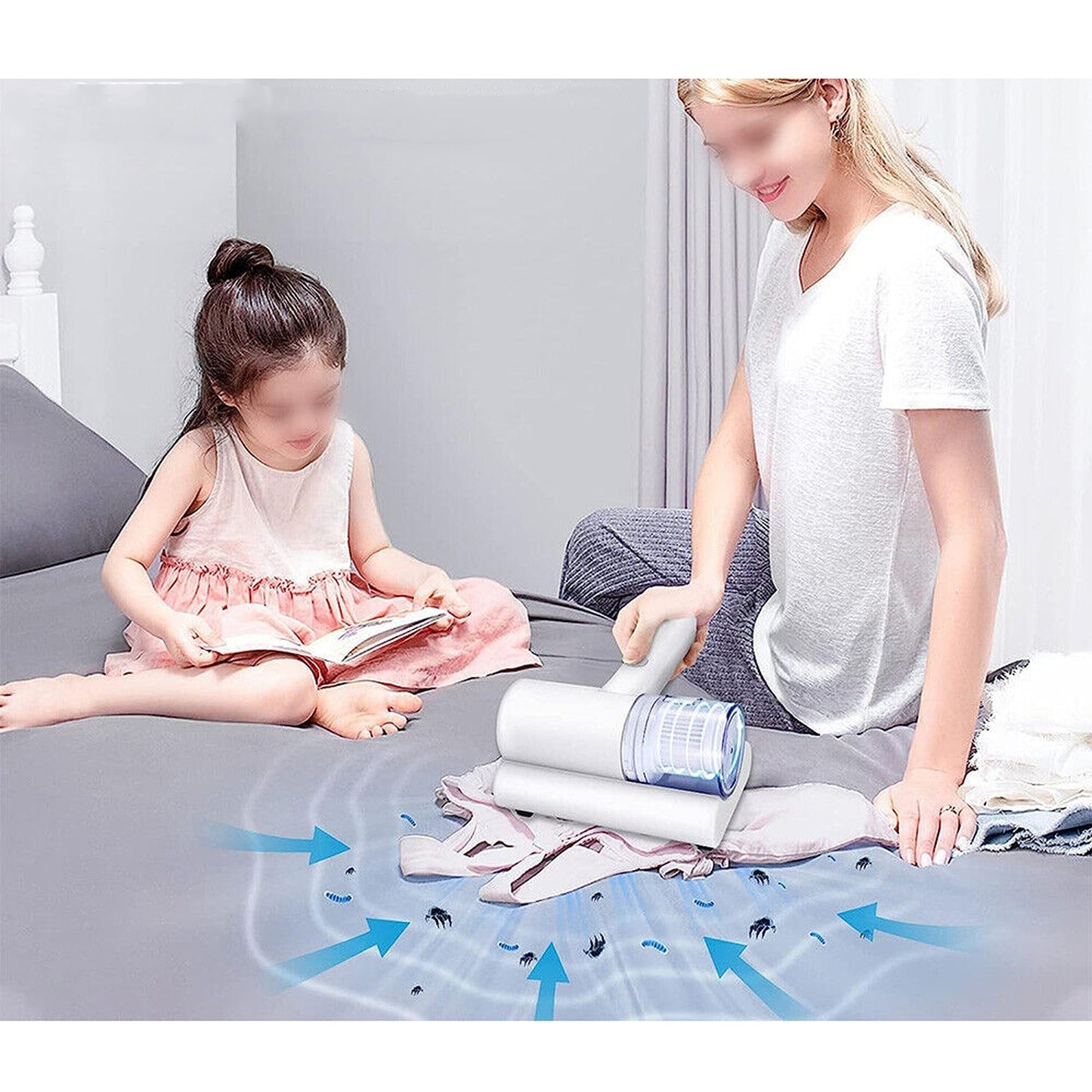 10000PA Dust Mite Vacuum Cleaner for Home Use High Suction Mattress and Blanket Cleaner