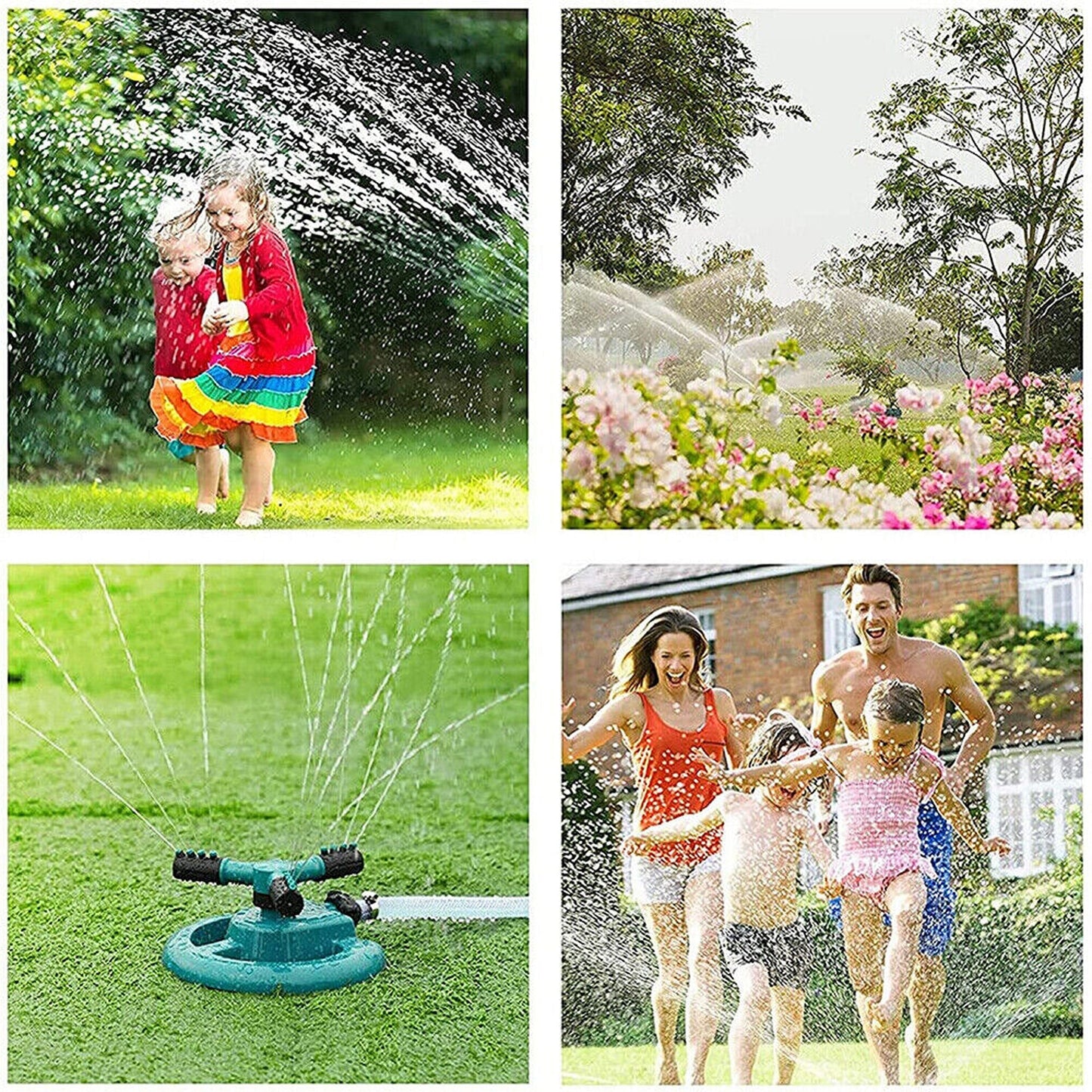 Rotating Garden Sprinkler 360 Degree Watering Lawn Water Sprayer