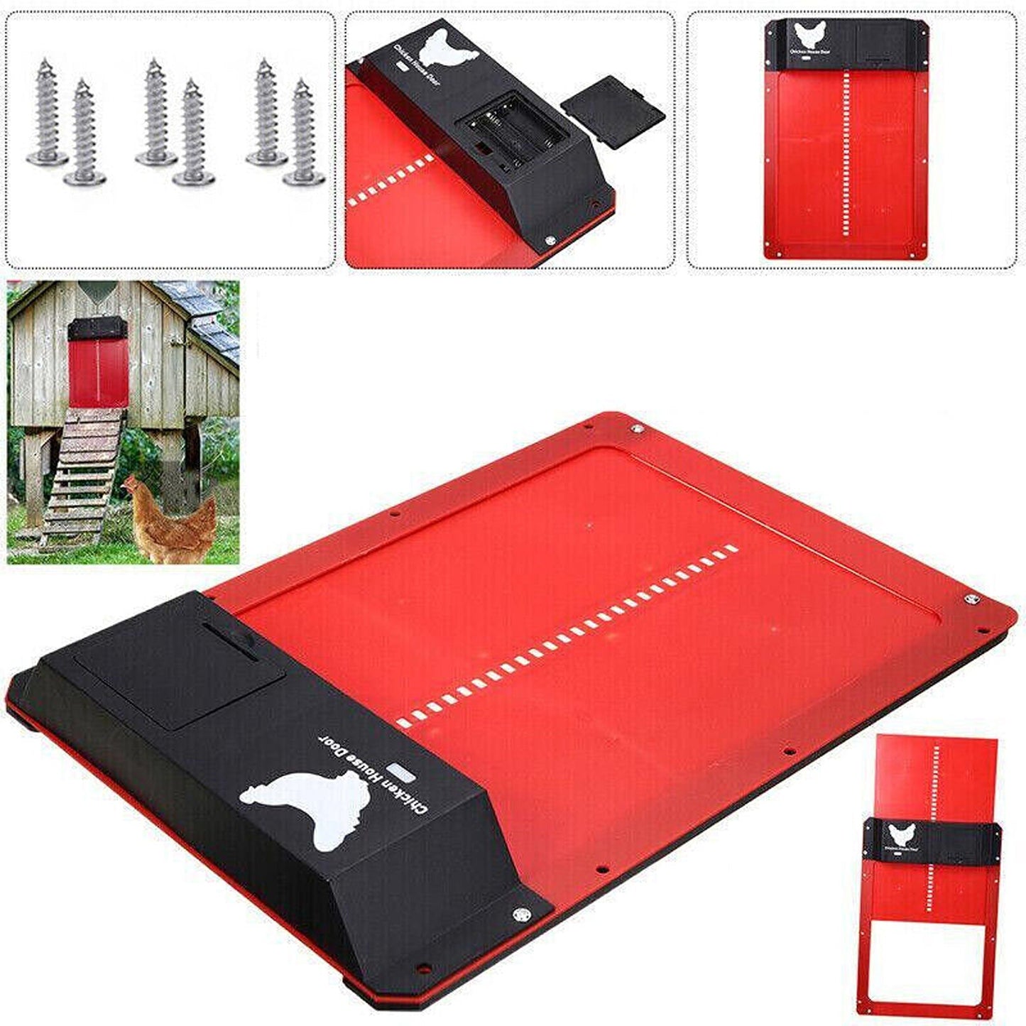 Automatic Light Sensor Chicken Coop Door Opener Waterproof