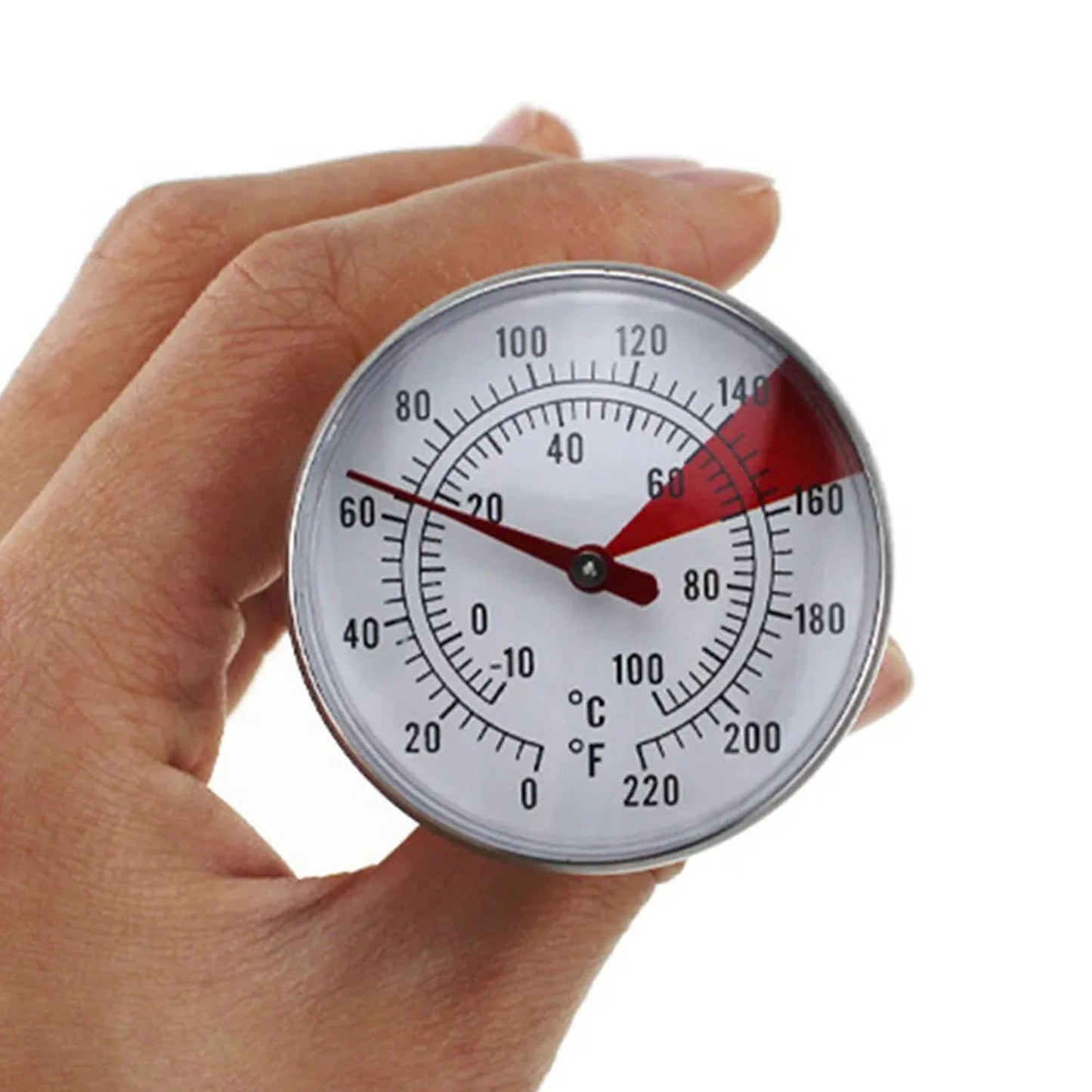 Stainless Steel Milk Coffee Thermometer with Probe and Pan Clip