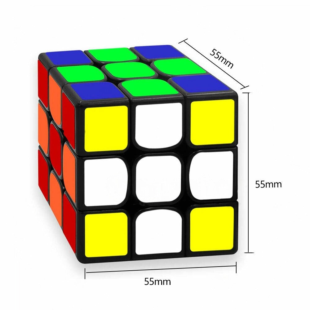 Super Smooth Fast Speed Puzzle Kids Magic Cube 3x3x3