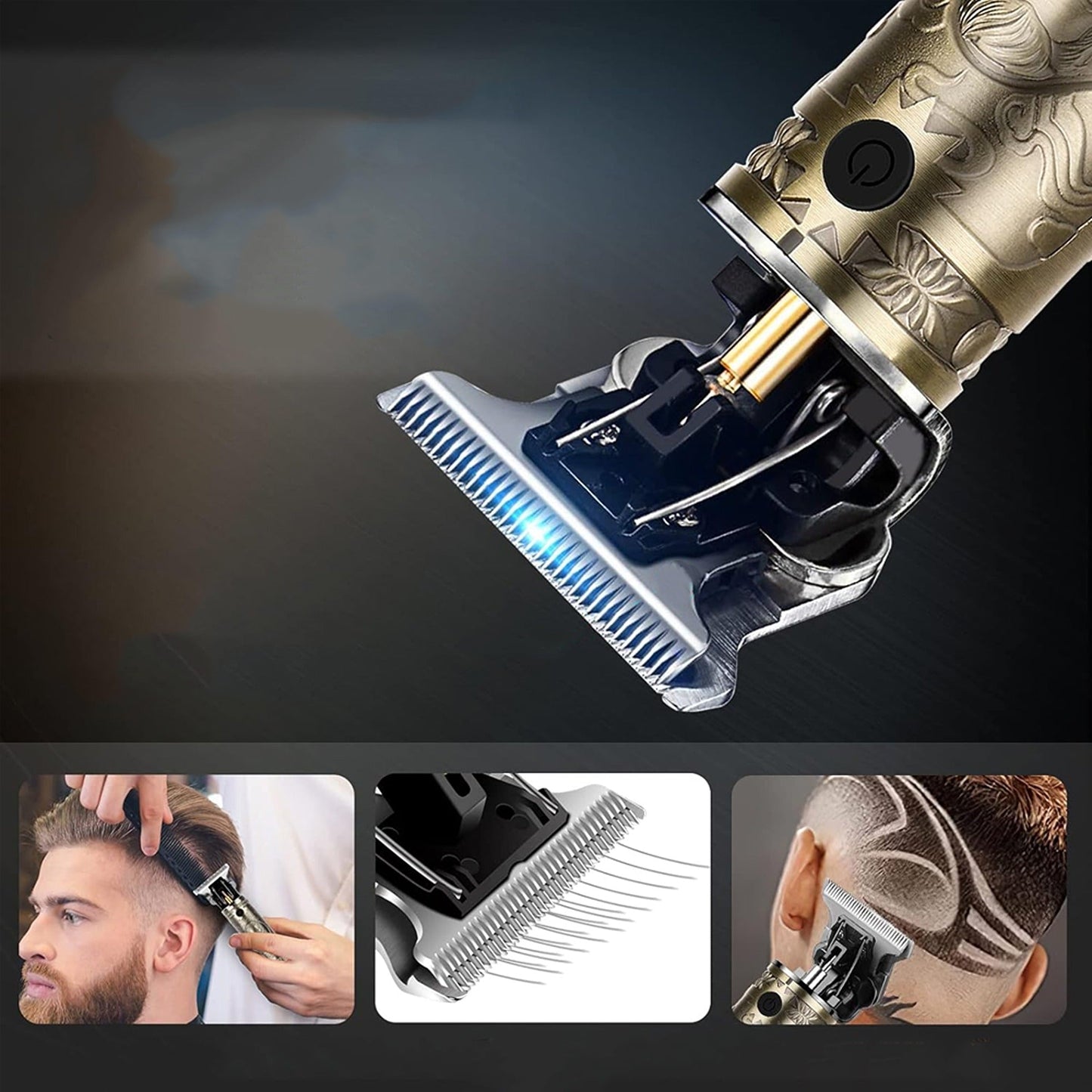 Cordless Hair Clippers Trimmer Electric Beard Shaver Men