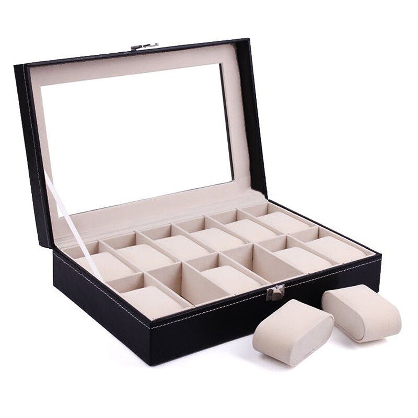Watch Display Organizer Jewelry Storage Case Box