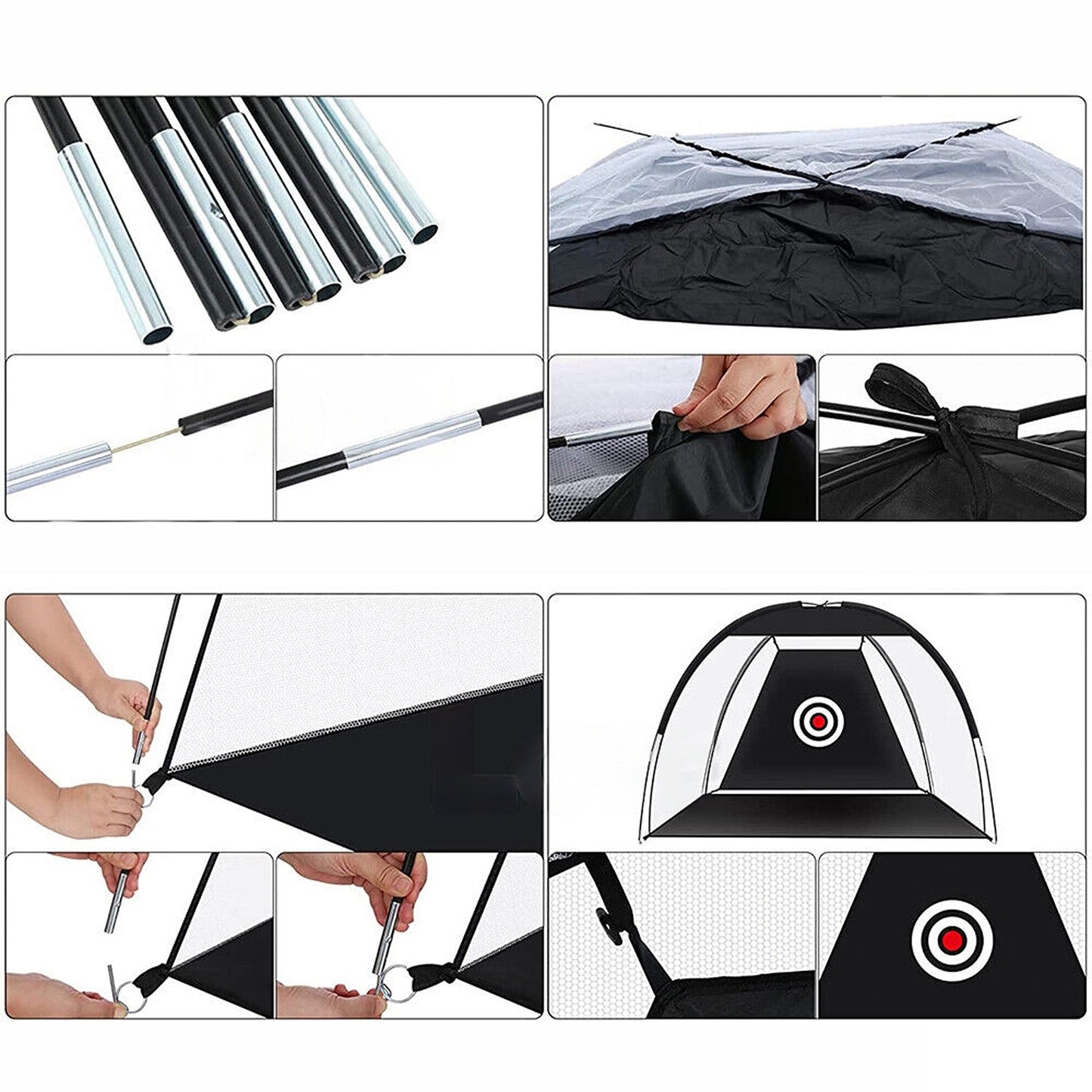 3M Golf Practice Net Driving Netting Chipping Cage Training Aid