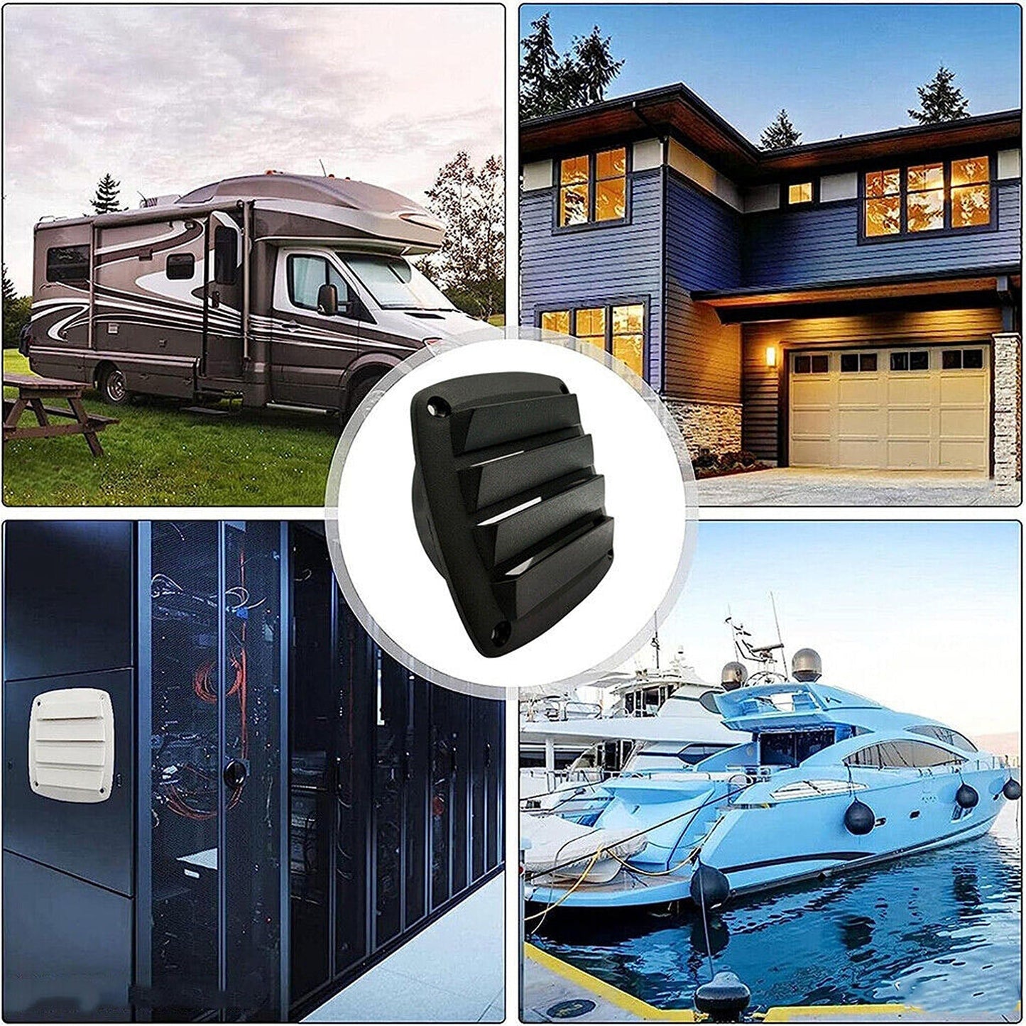 Exhaust Fan Cover for RV Air Vent Caravan Motorhome Ventilation