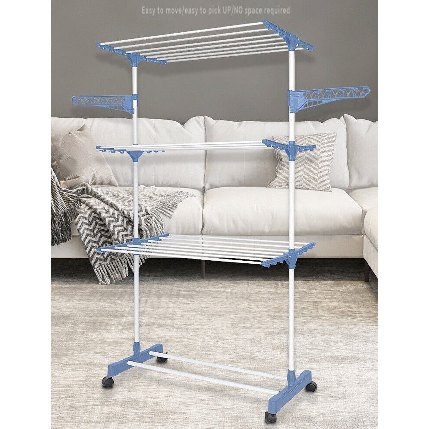Portable Heavy-Duty Clothes Dryer Foldable Airer Laundry Drying Rack
