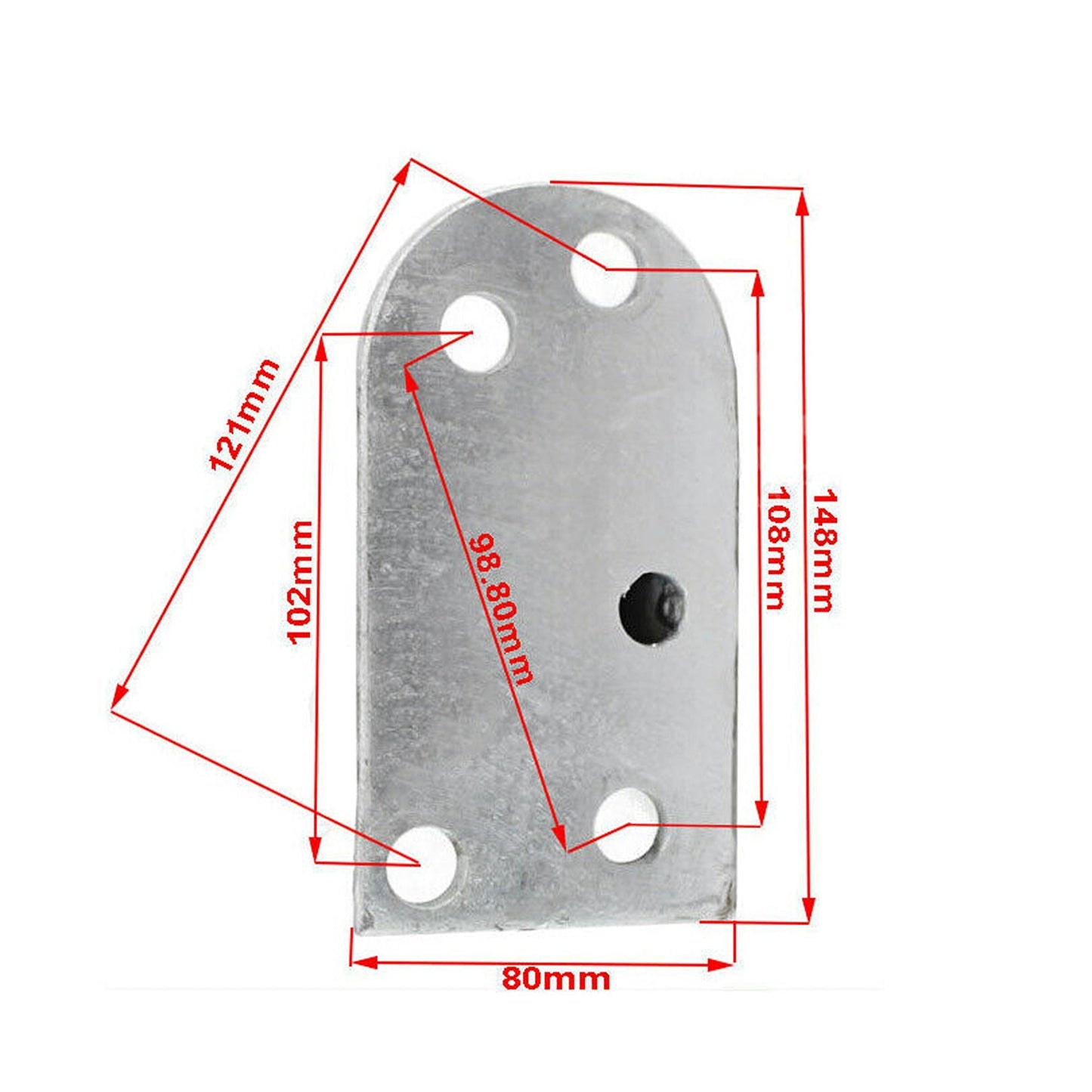 Silver Spare Wheel Carrier Holder for Camper Trailer Caravan Boat Ford Landcruiser
