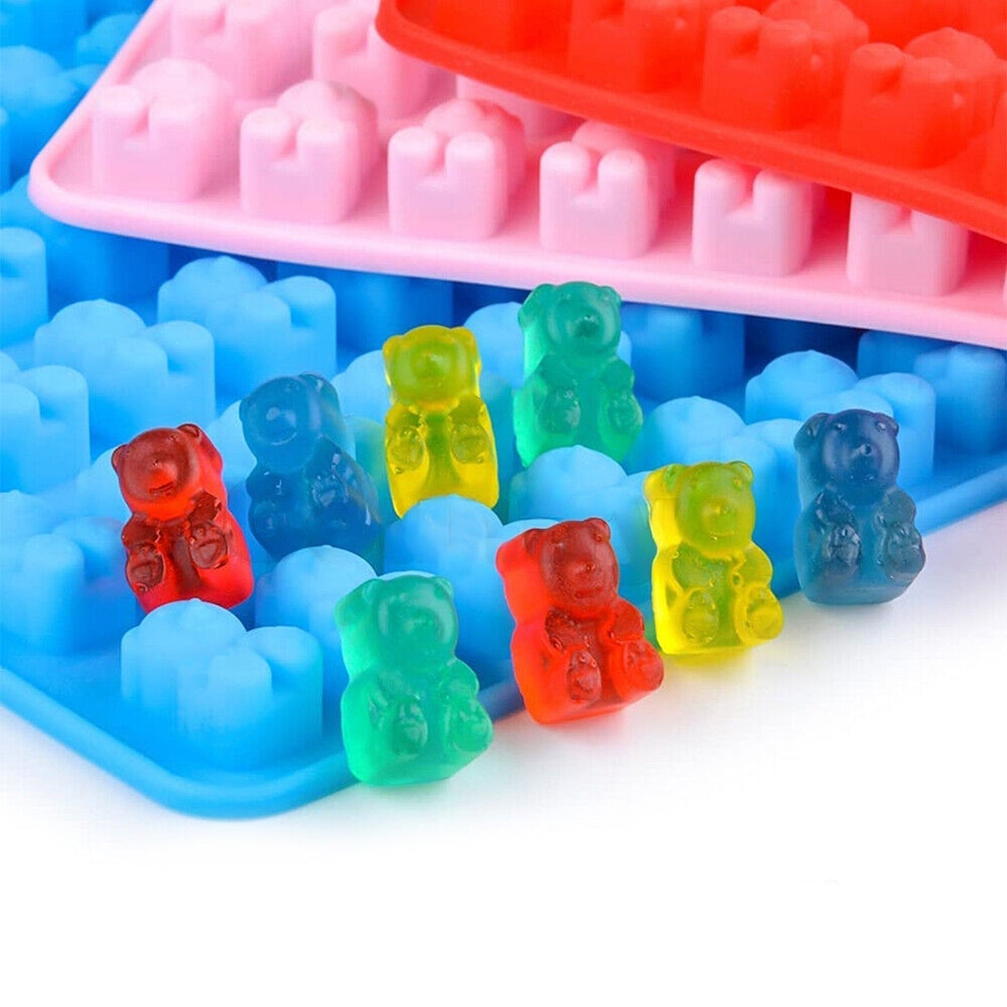 Gummy Bear Silicone Chocolate Mold Ice Cube Candy Jelly Baking Tray
