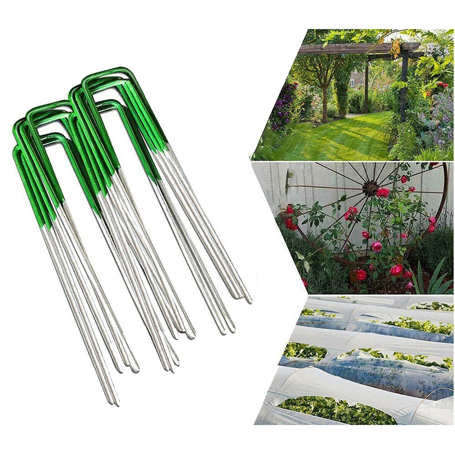 Synthetic Lawn Pegs U Pegs for Artificial Turf and Weed Mat Installation