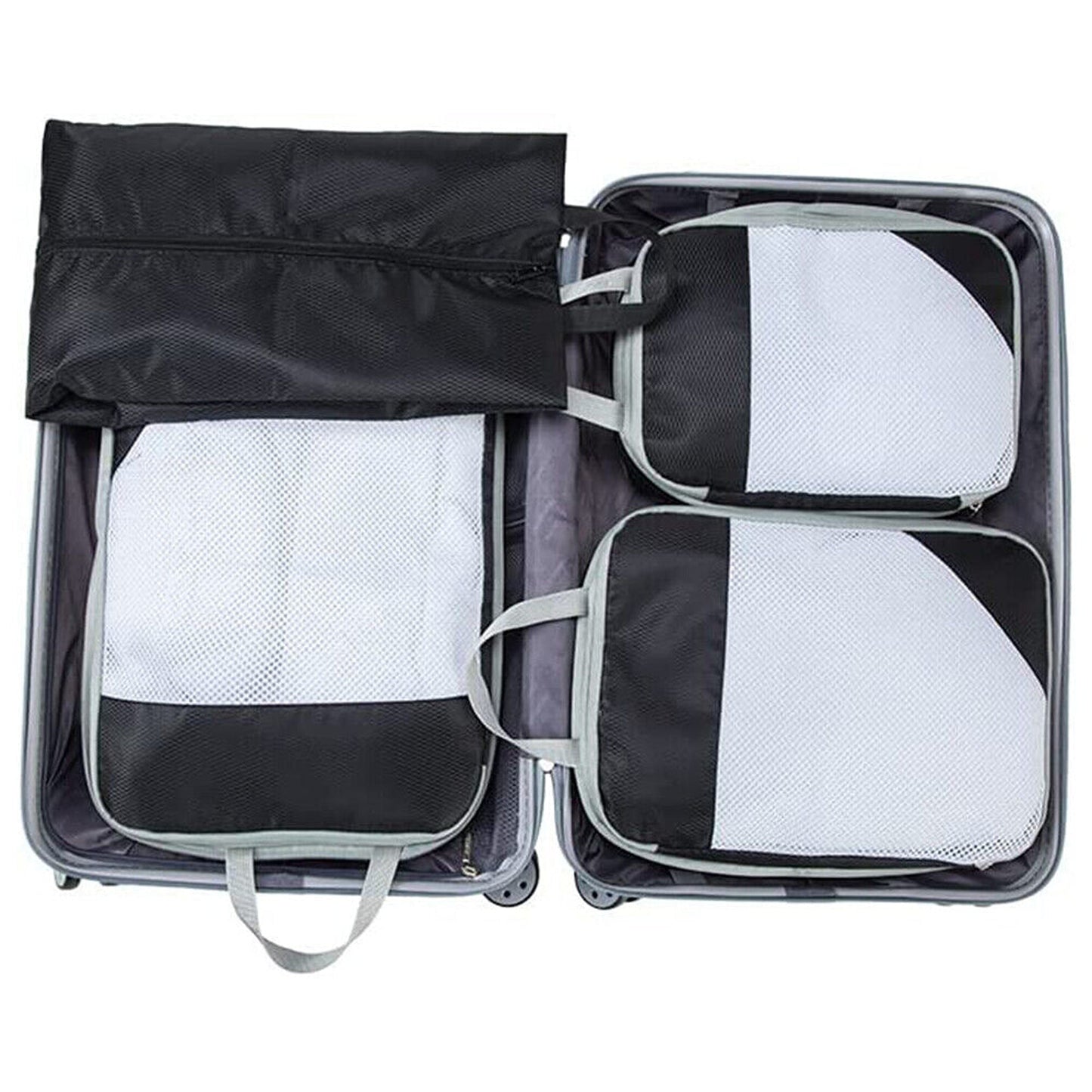 Travel Packing Cube Organiser for Luggage Compression Storage Bags