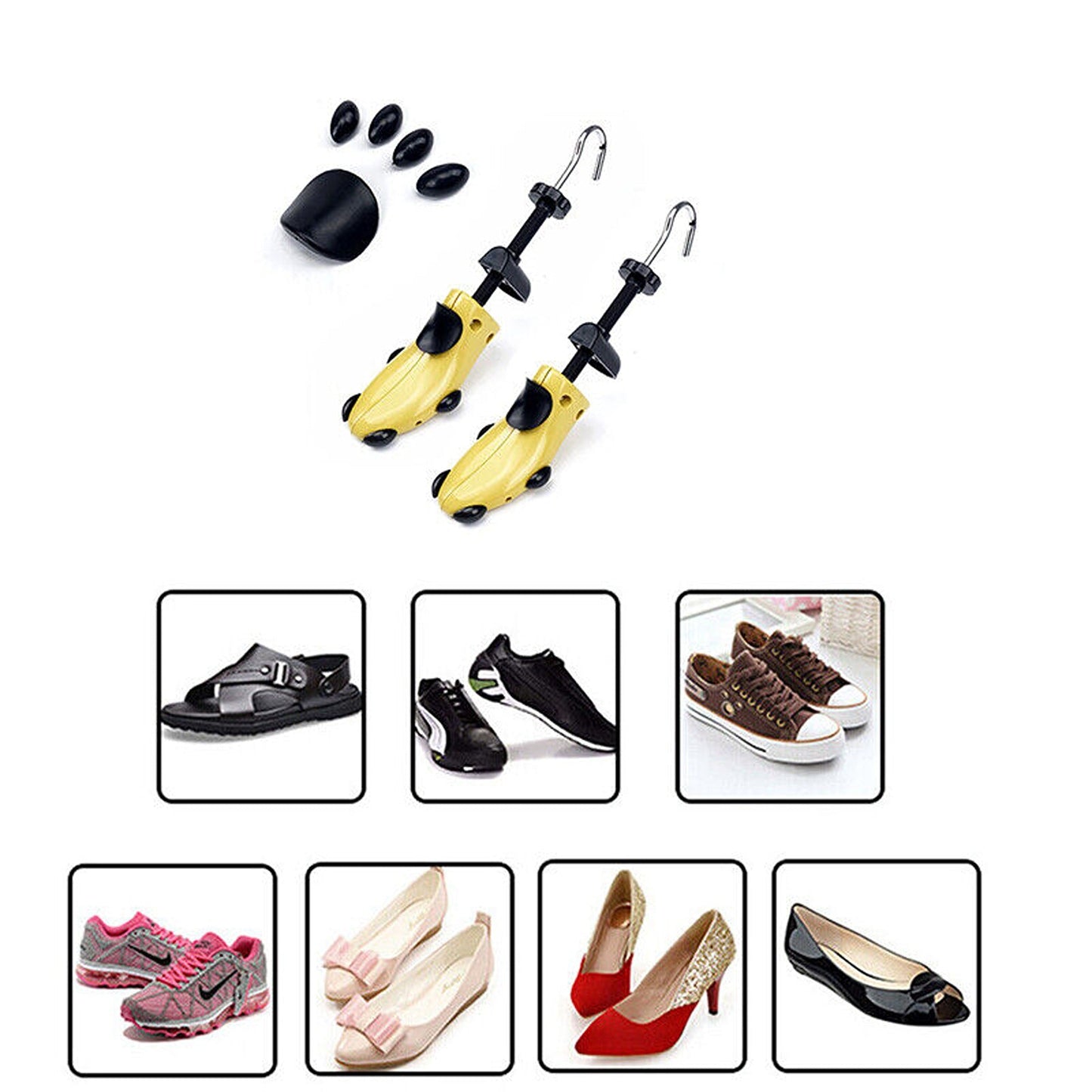 Adjustable Plastic Shoe Tree 46cm for Men and Women