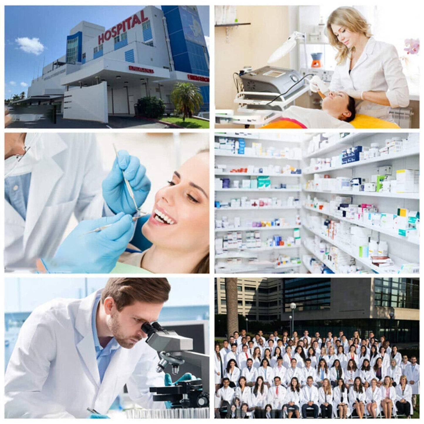 Lab Coat for Warehouse Hygiene and Food Industry White