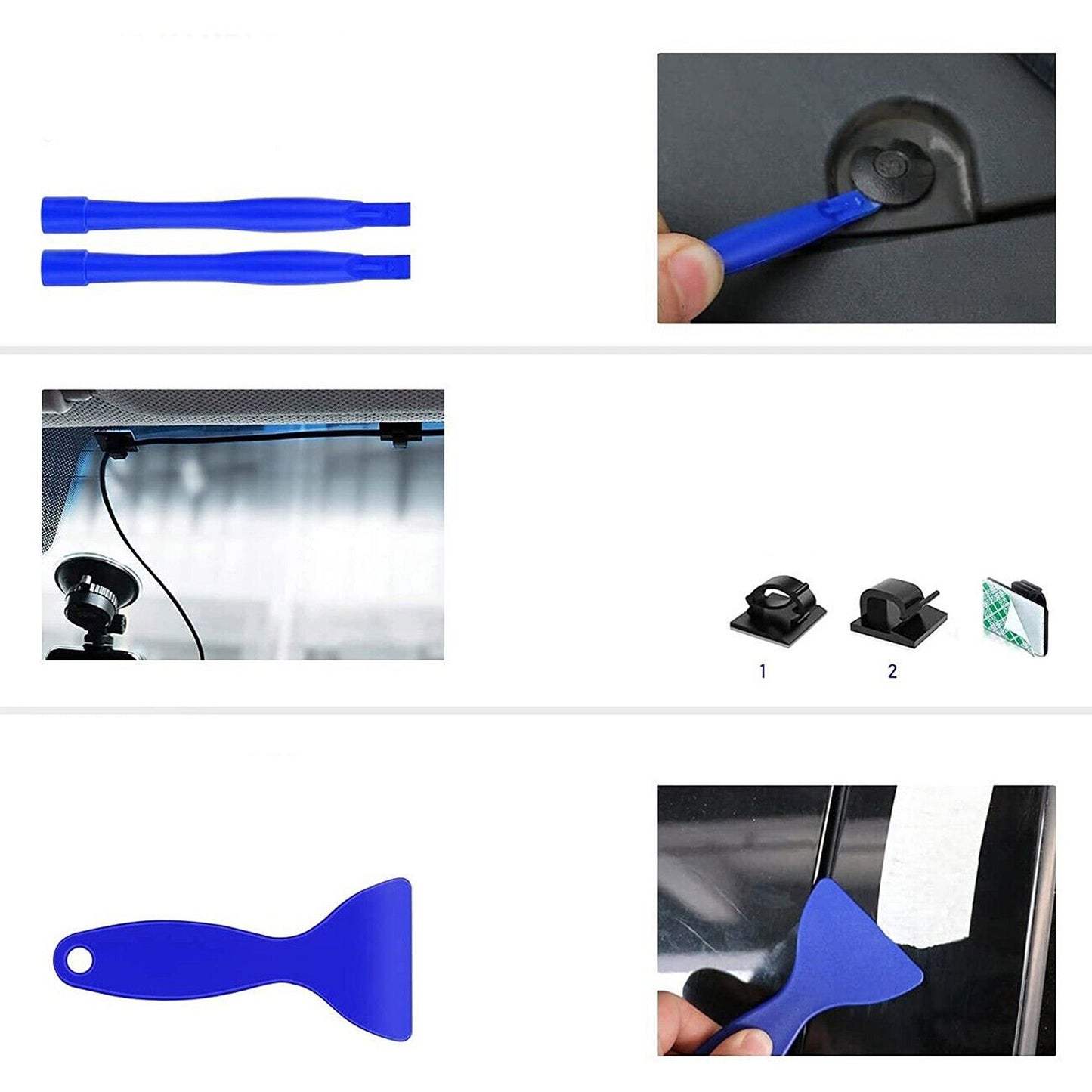 200-Piece Trim Removal Tool Kit Plastic Fastener and Panel Removal Tools