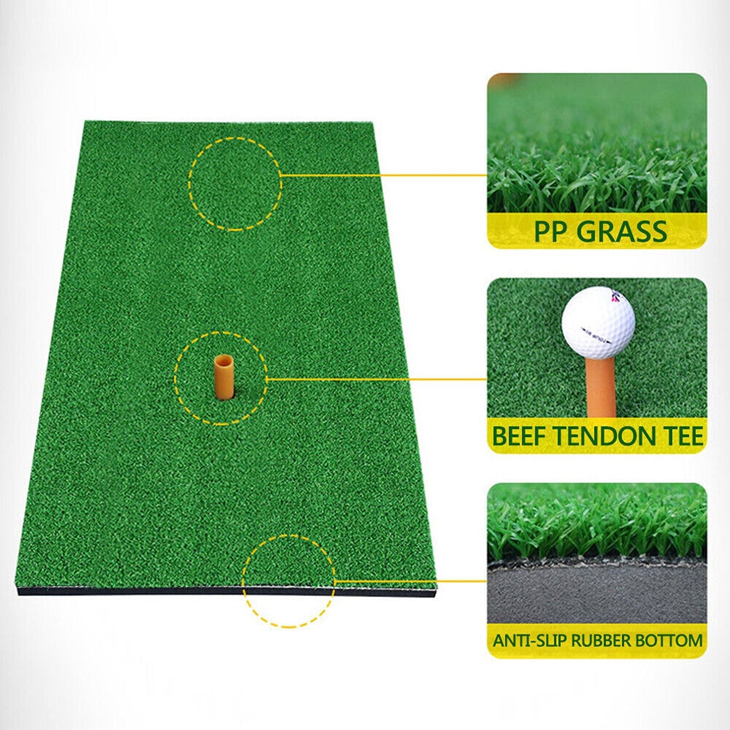 Golf Training Mat Swing Detection Batting Aid Practice Game