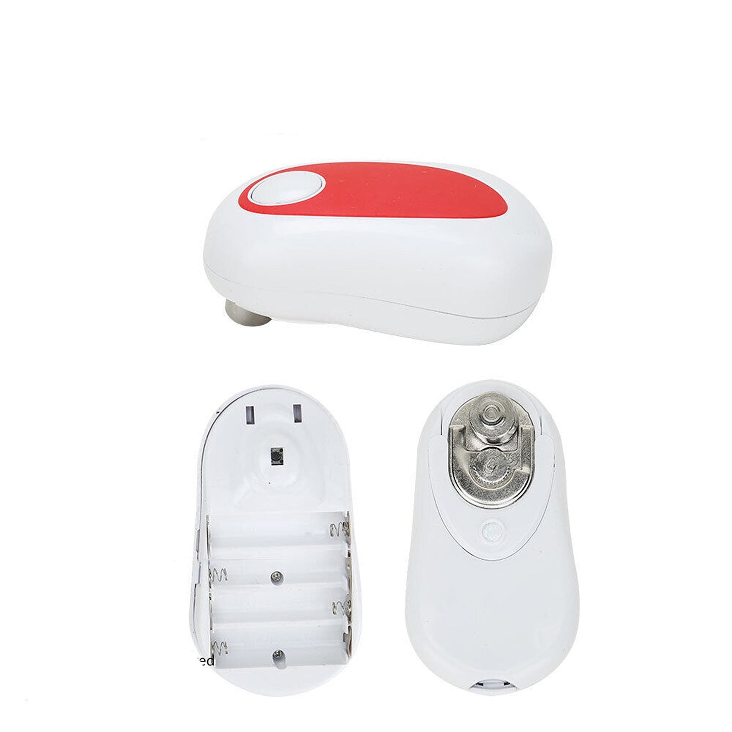 One-Touch Safety Can Opener with Automatic Lid Removal for Kitchens