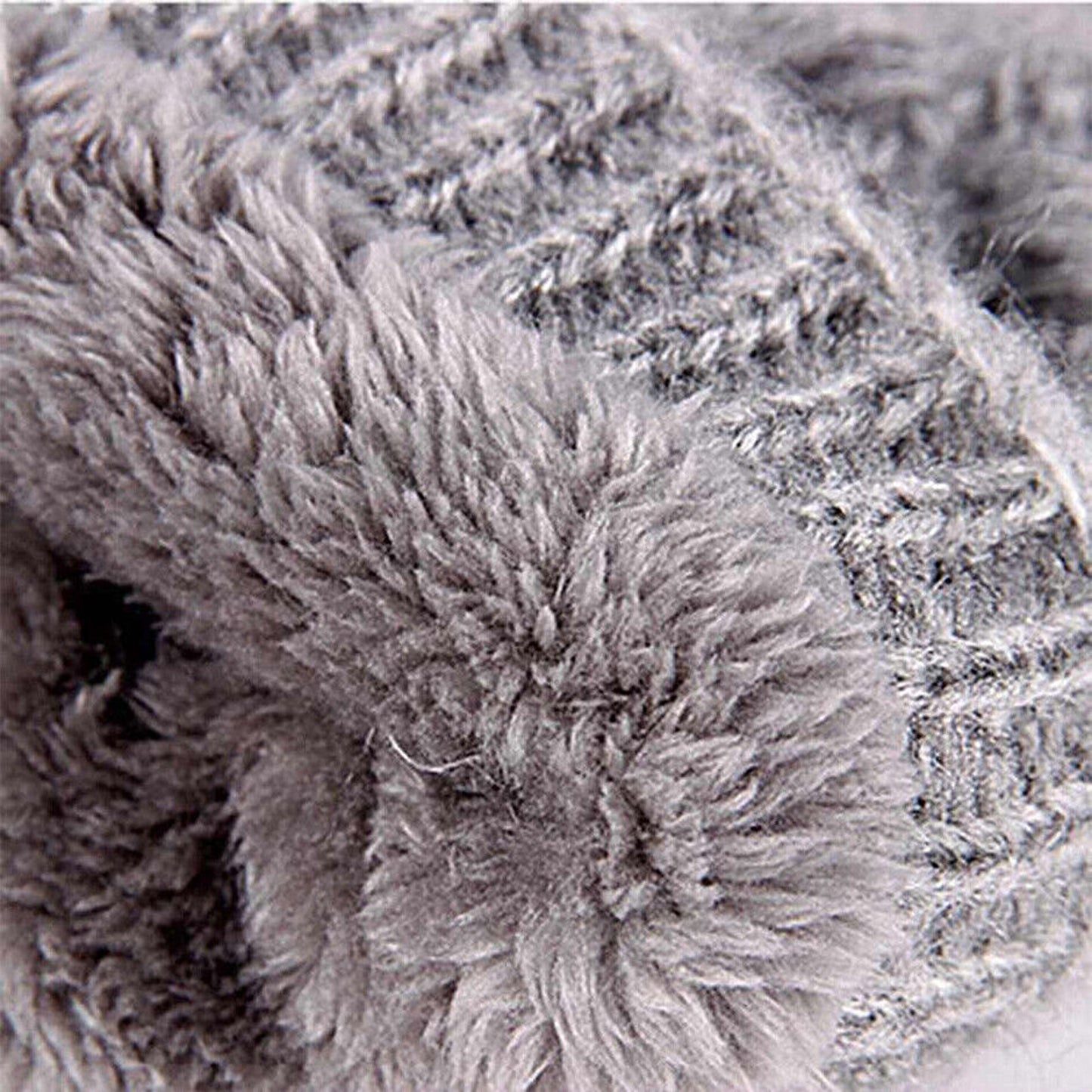 Velvet Winter Knit Scarf Thickened Wool Neck Warmer for Unisex Adult and Child
