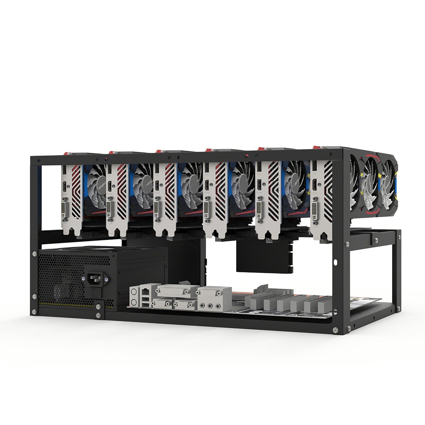 Open Air GPU Mining Frame Case for Crypto Coin Rigs