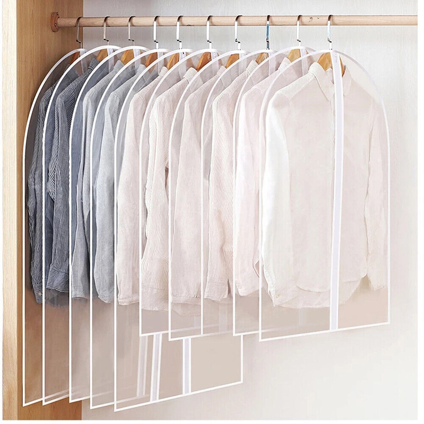 12-Pack Garment Storage Bags for Dress and Suit Protection