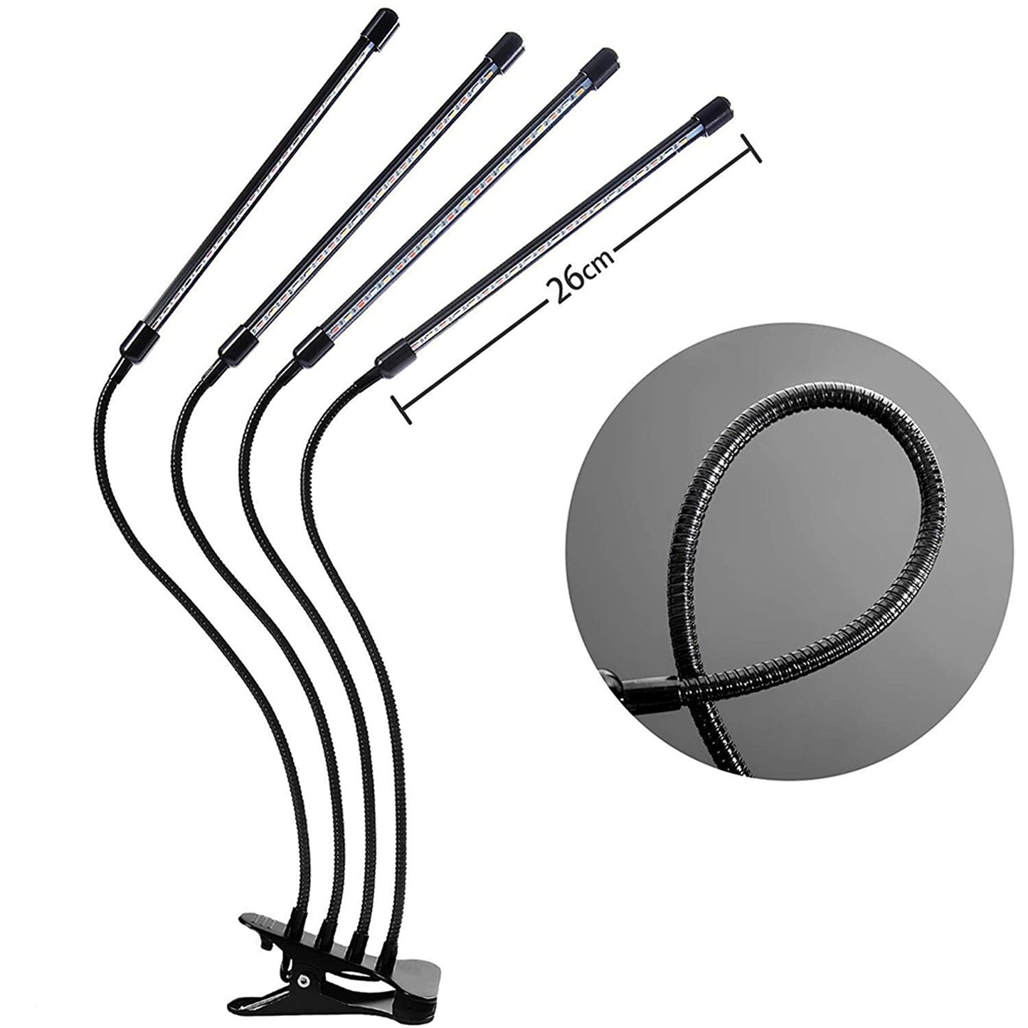 Advanced Indoor Plant Growth Light 80 LED 4 Head 40W