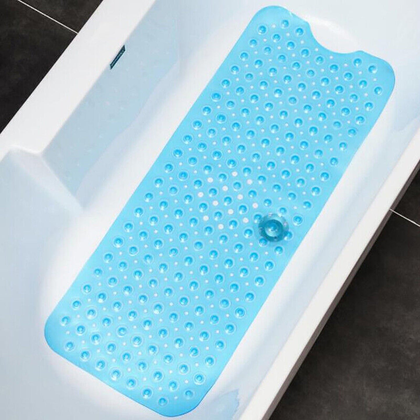 Extra Large Non-Slip Rubber Bath Mat with Suction Cups