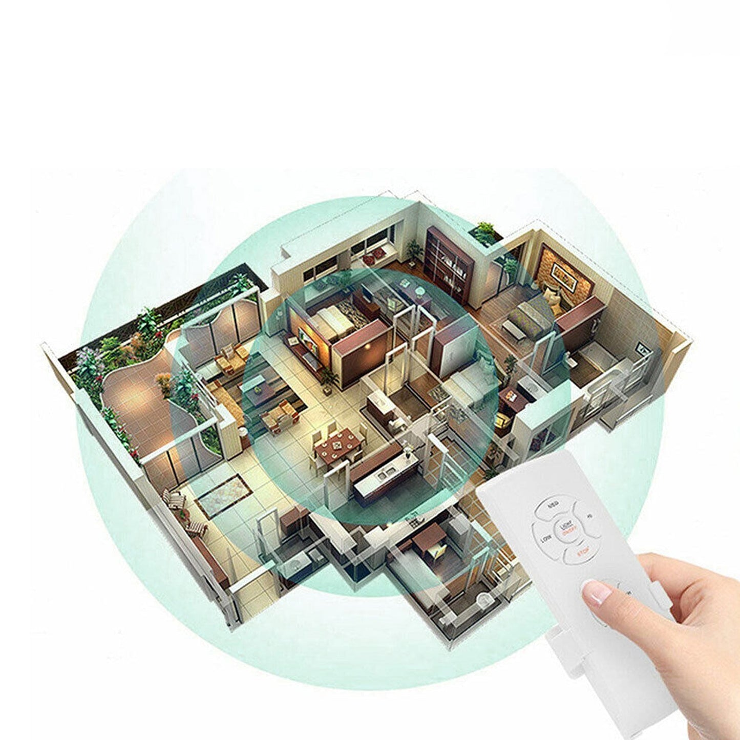 Universal Ceiling Fan Lamp Remote Control Kit with Timer Function