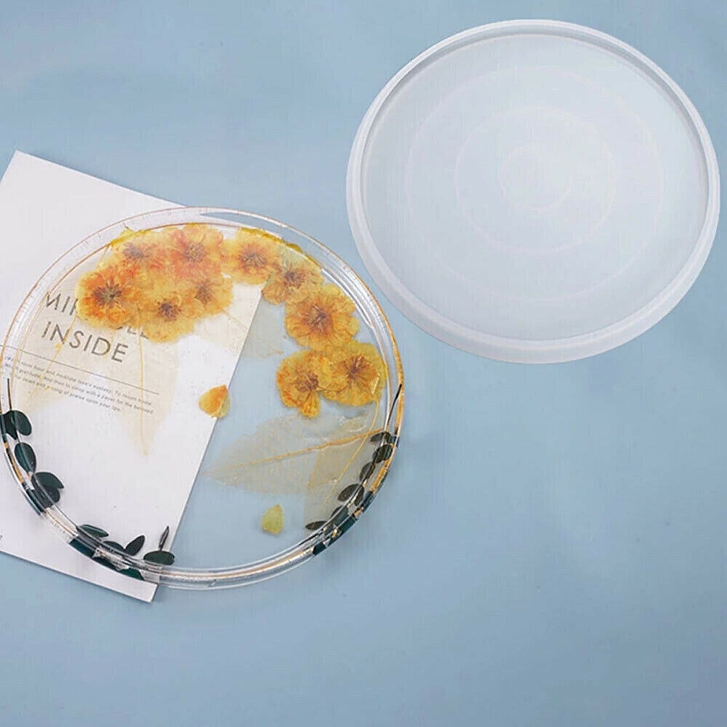 DIY Resin Coaster and Fruit Plate Silicone Molds Set