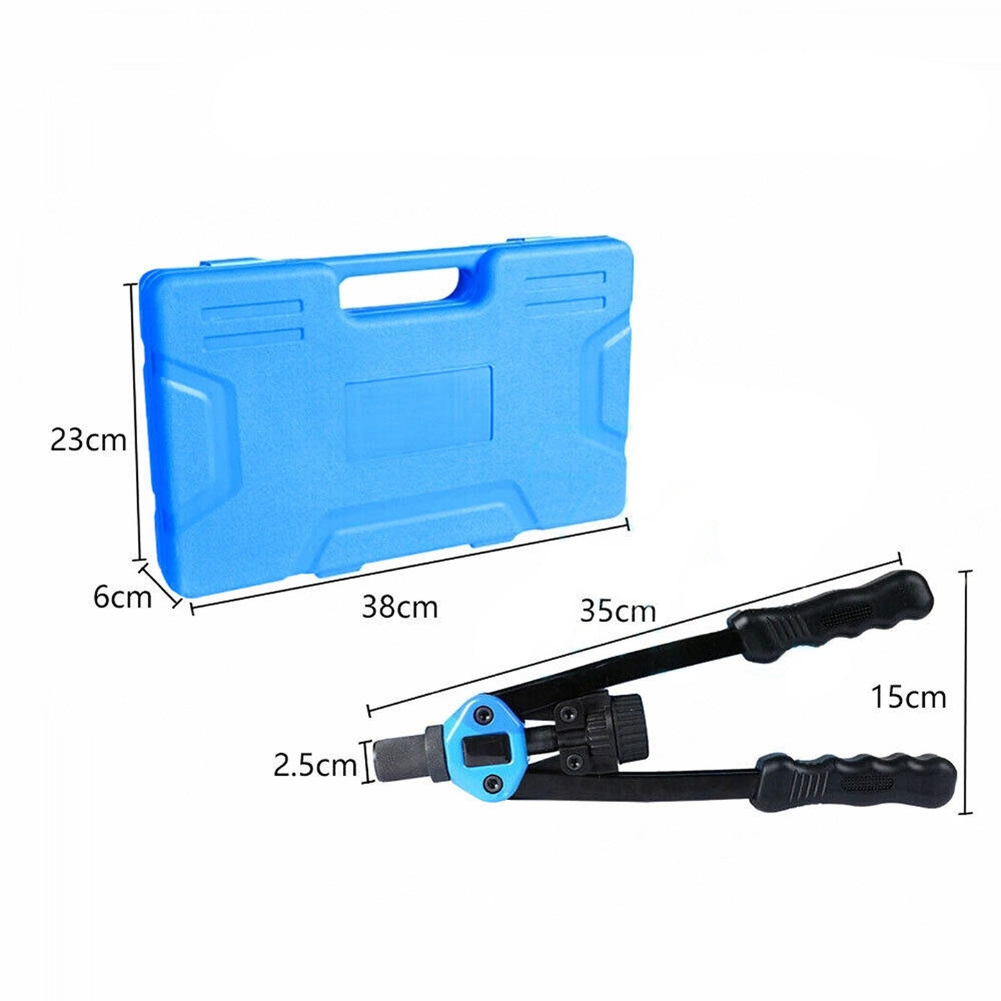 Heavy Duty Nutsert Gun Tool M3-12 Rivet Riveter Nutsert Kit Rivnut