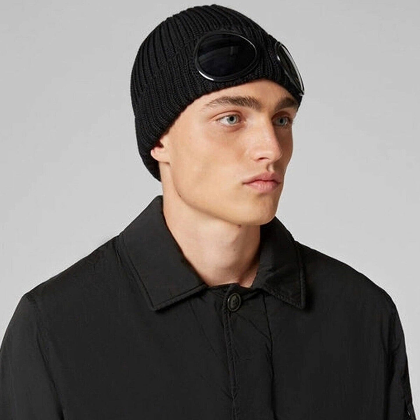 Chunky Beanie Hat for Men and Women Winter Warm Windproof Woolen Knitted Skull Cap