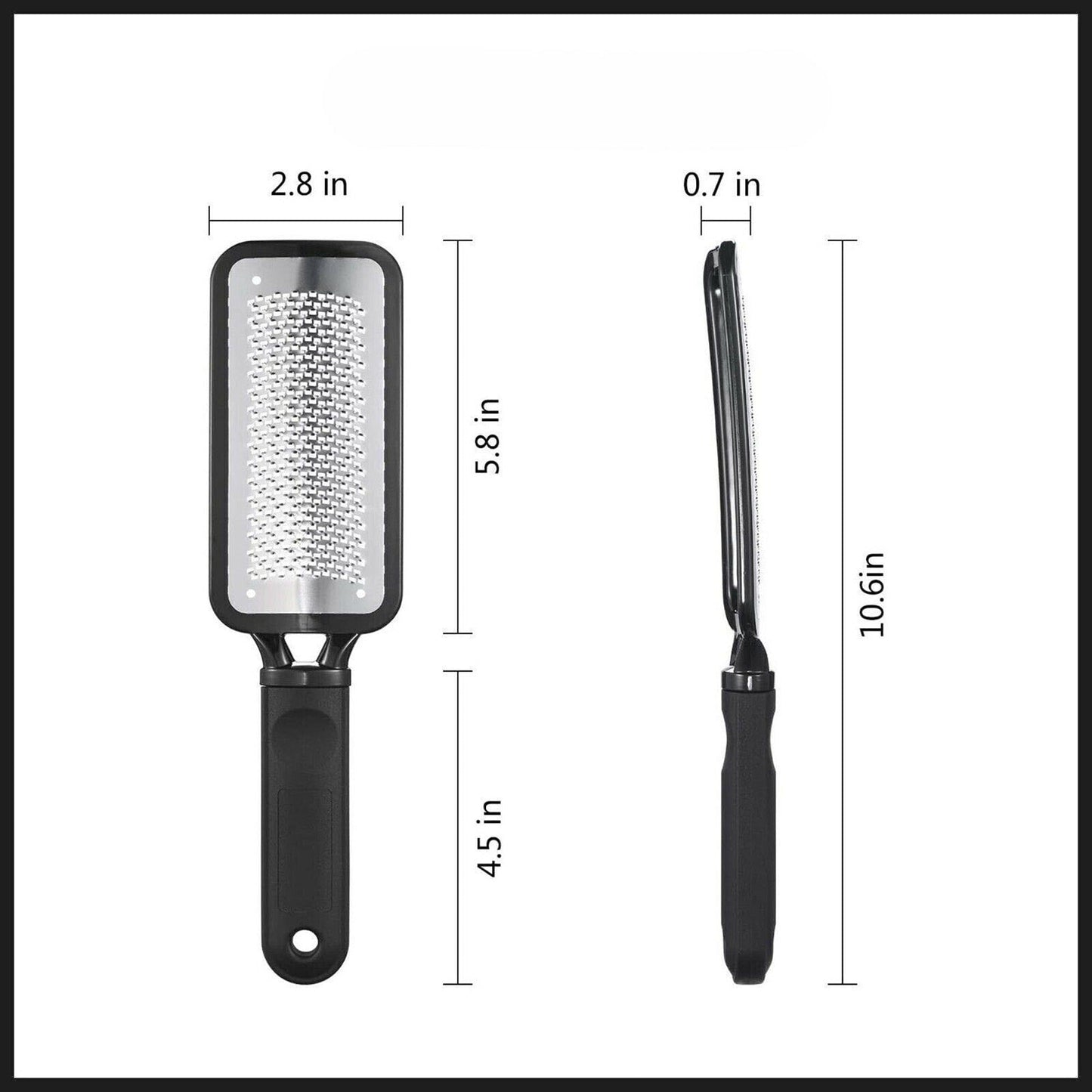 Pedicure Callus Remover Stainless Steel Foot File Scraper