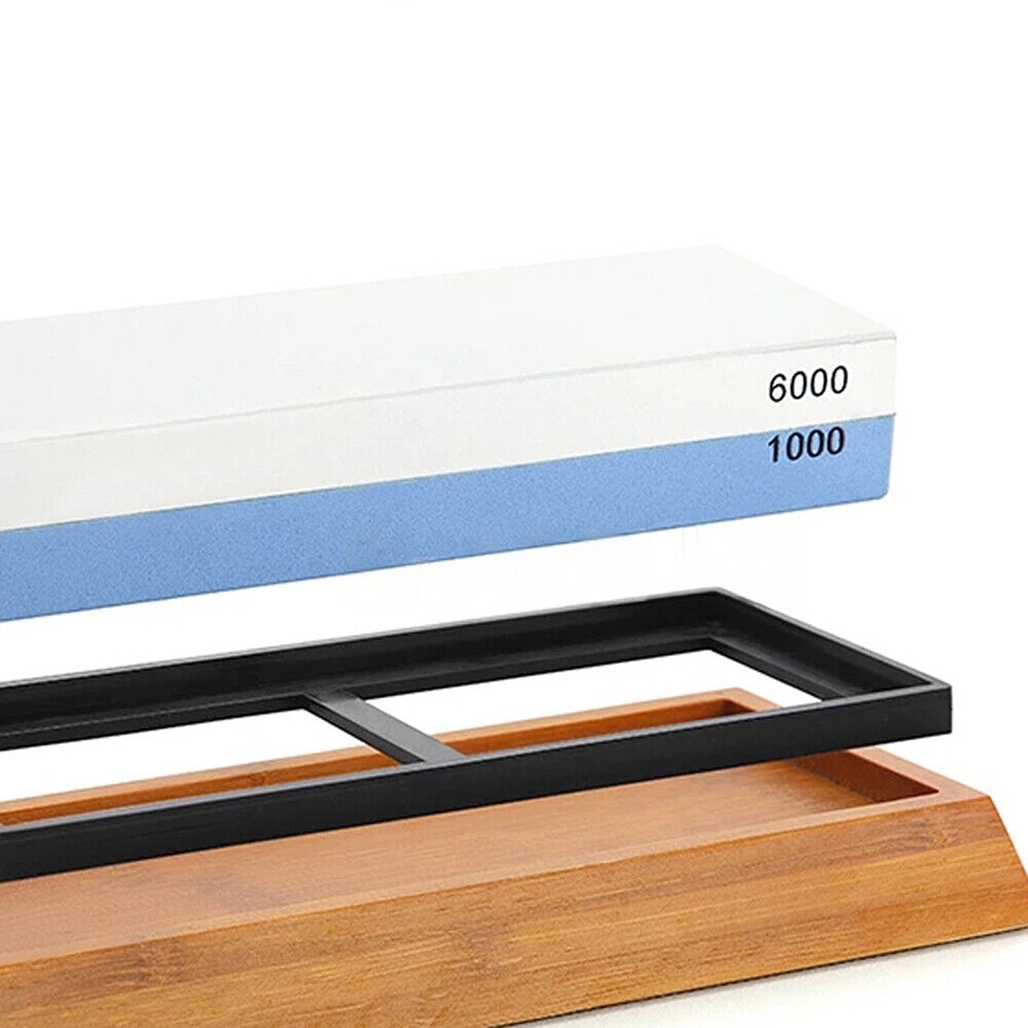 Dual Grit Knife Sharpening Stone Whetstone 1000/6000 Water Wet Sharpener