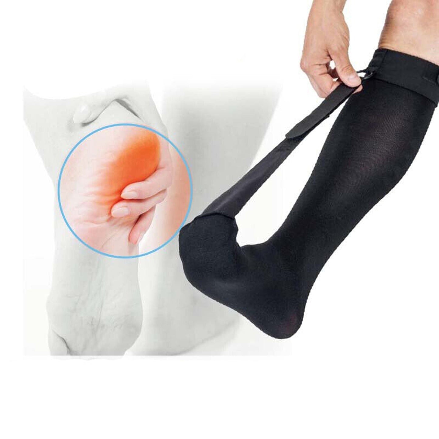 1pc Adjustable Plantar Fasciitis Night Splint for Achilles Tendon Relief