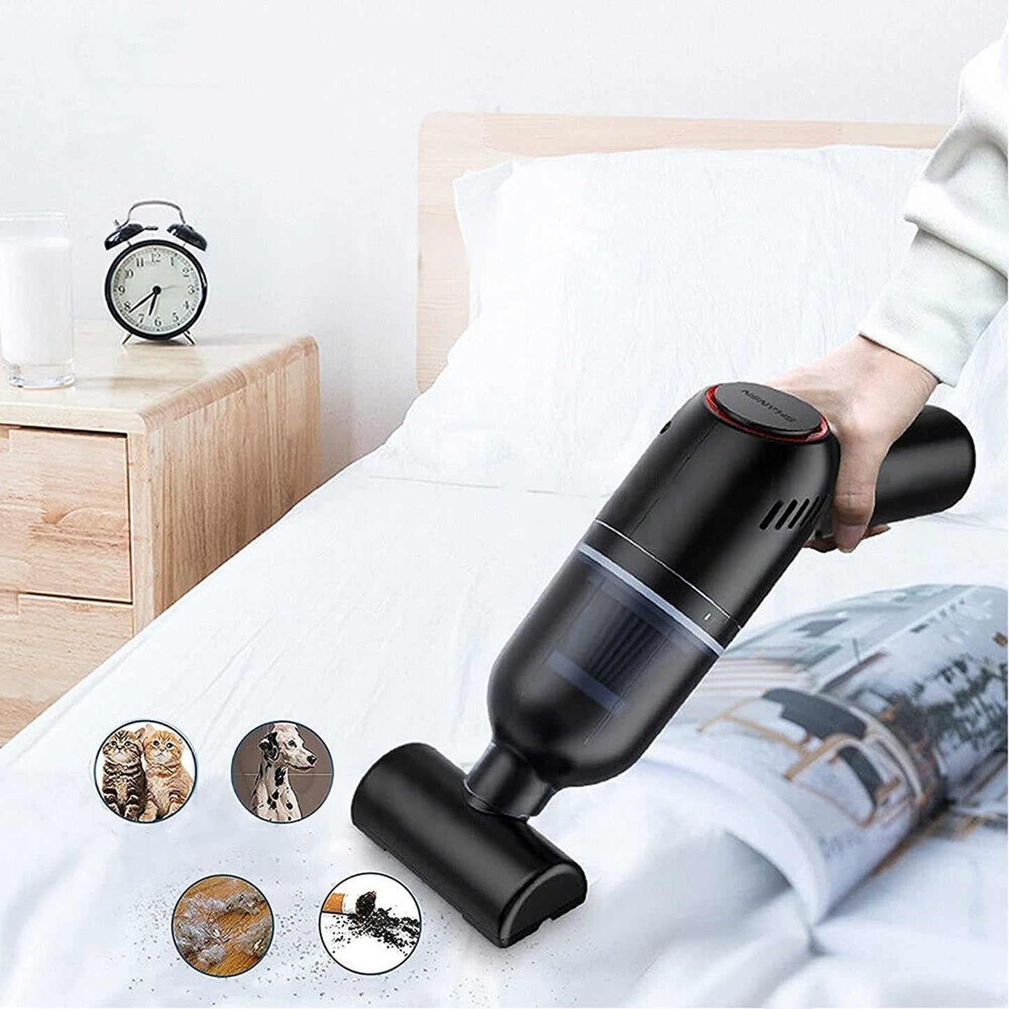 Efficient Mini Vacuum for Car and Home Powerful Handheld Cleaner
