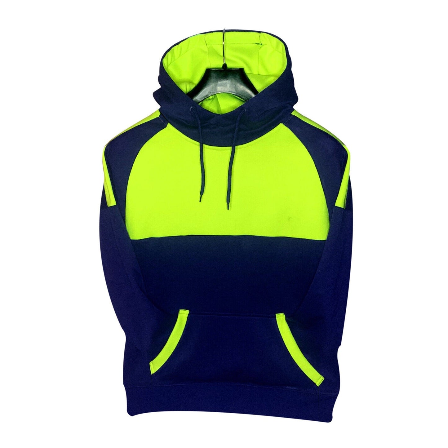 Green Reflective Sports Workwear Men Hoodie Jacket