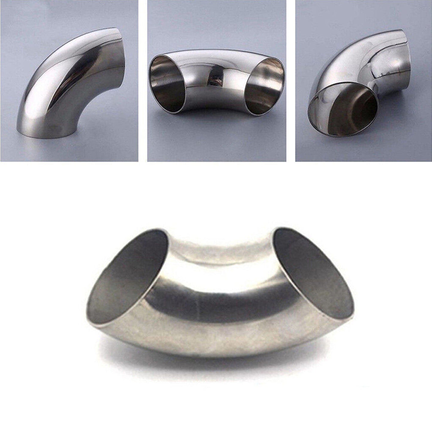 Stainless Steel 90 Degree Bend Exhaust Pipe for Car Modification