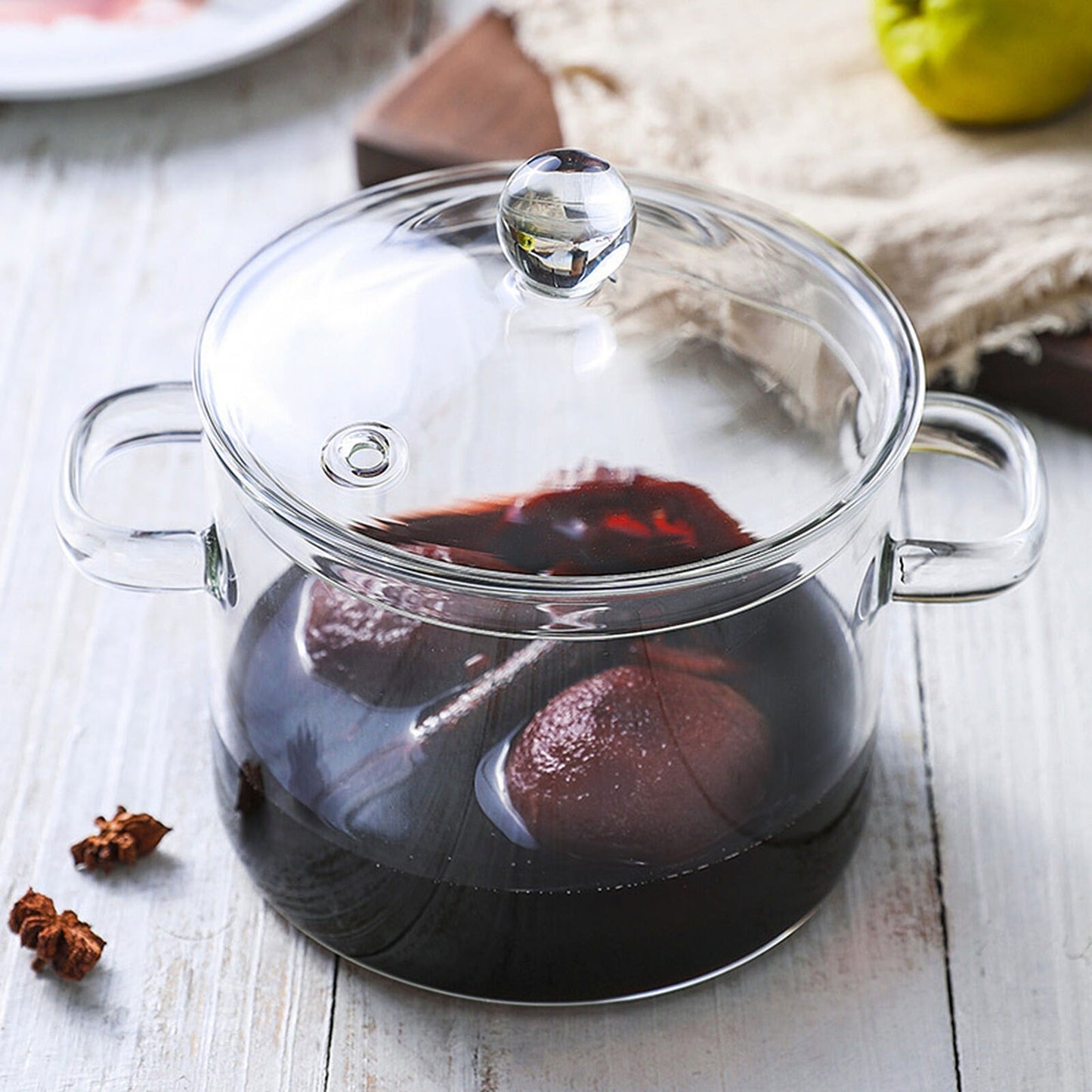Explosion-Proof Glass Cooking Pot - Milk and Soup Pan