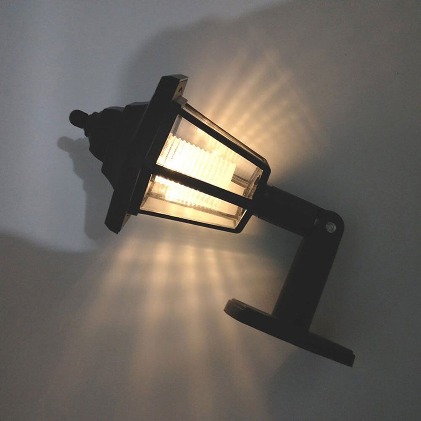 LED Lantern Solar Powered Wall Lights for Outdoor Landscape and Garden