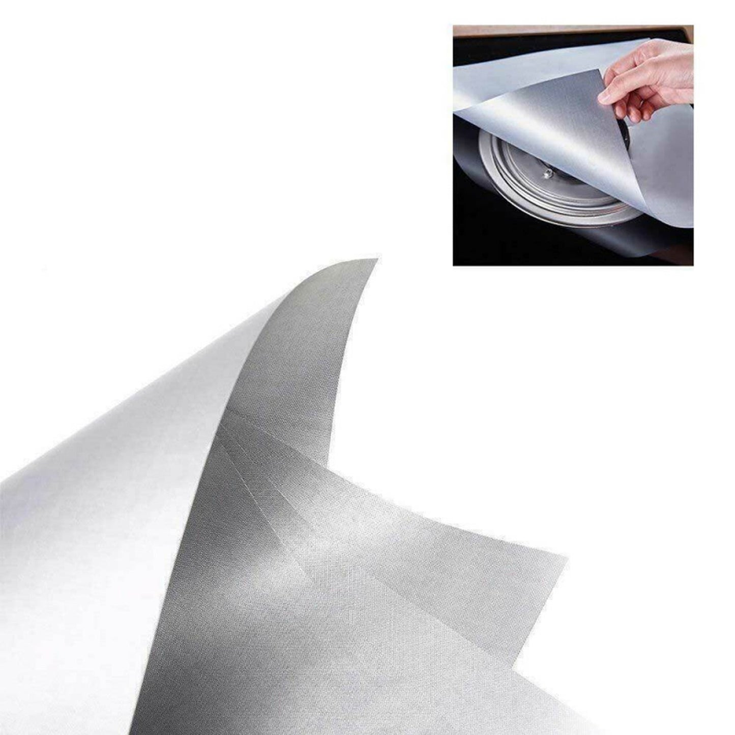16pcs Stove Burner Covers Reusable Non-Stick Gas Range Protectors
