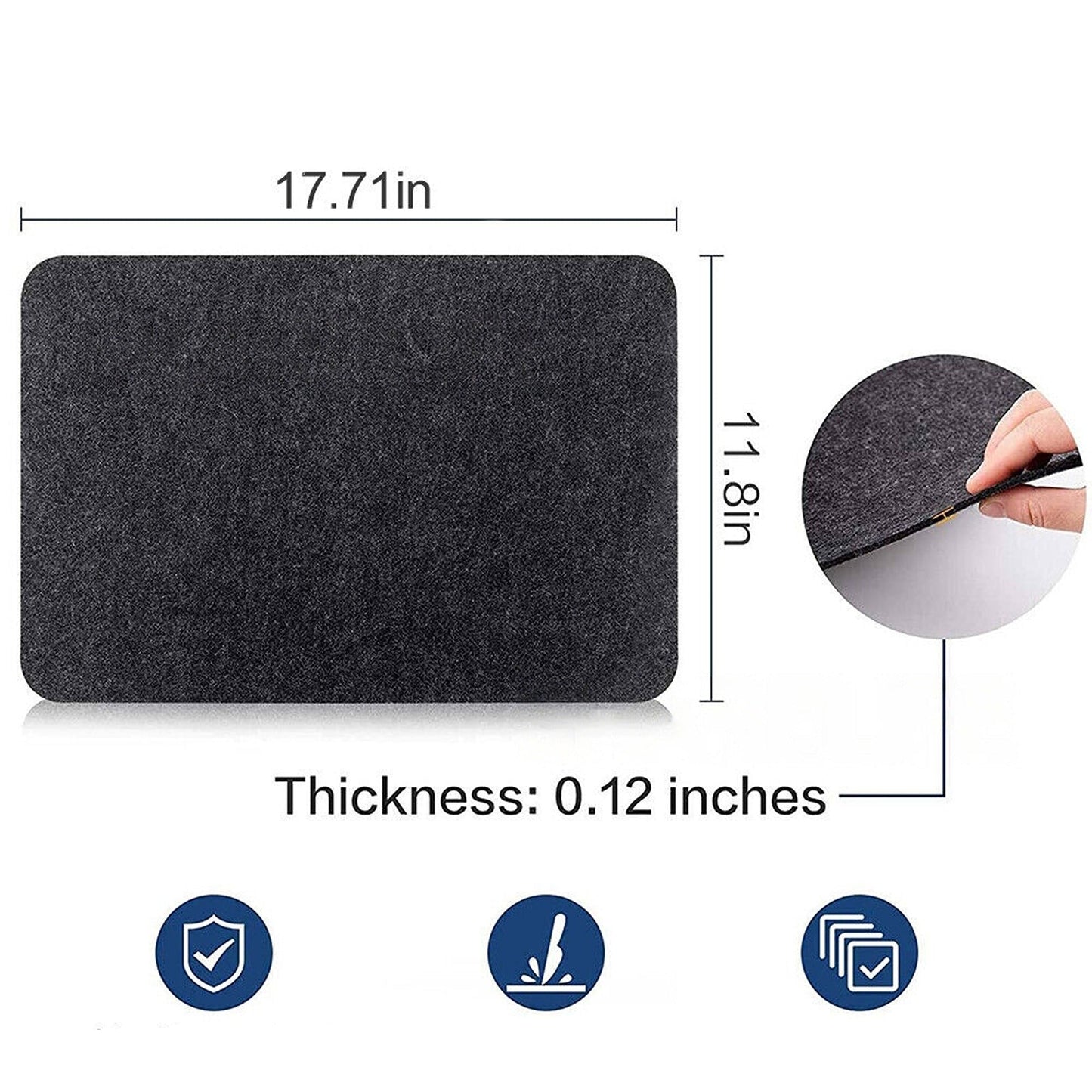 Non-Slip Mat for Air Fryer Heat Resistant Countertop Protector