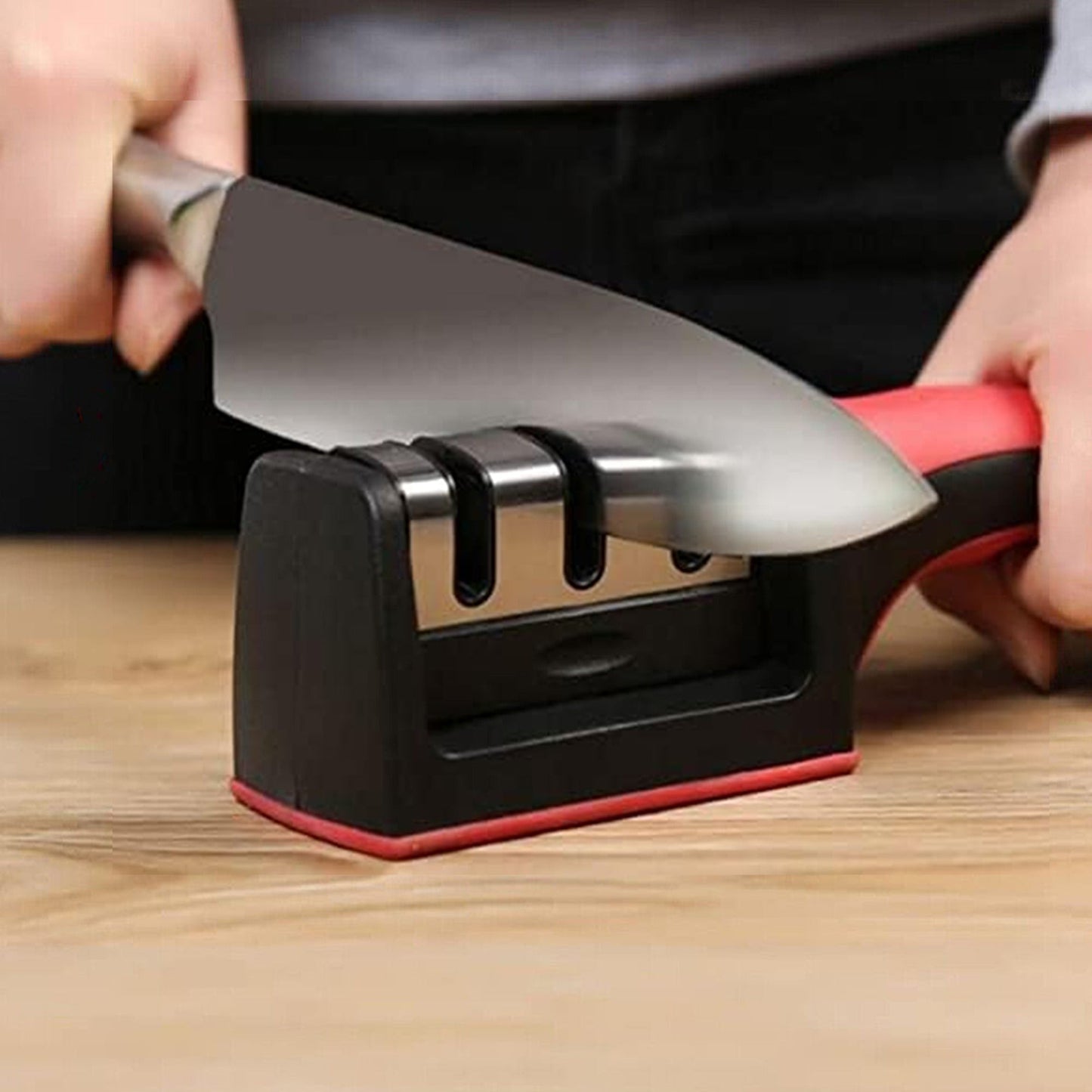 Kitchen Knife Sharpener Diamond Sharp 3 Stage Sharpening Tool